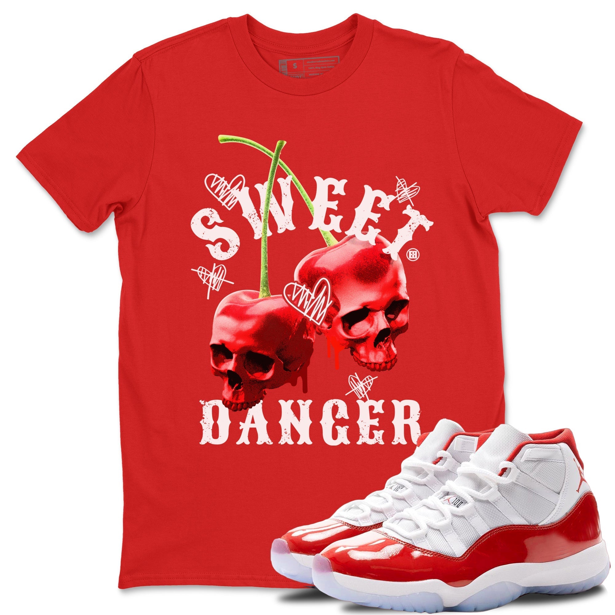 Sweet Danger Unisex Tops - Air Jordan 11 Cherry