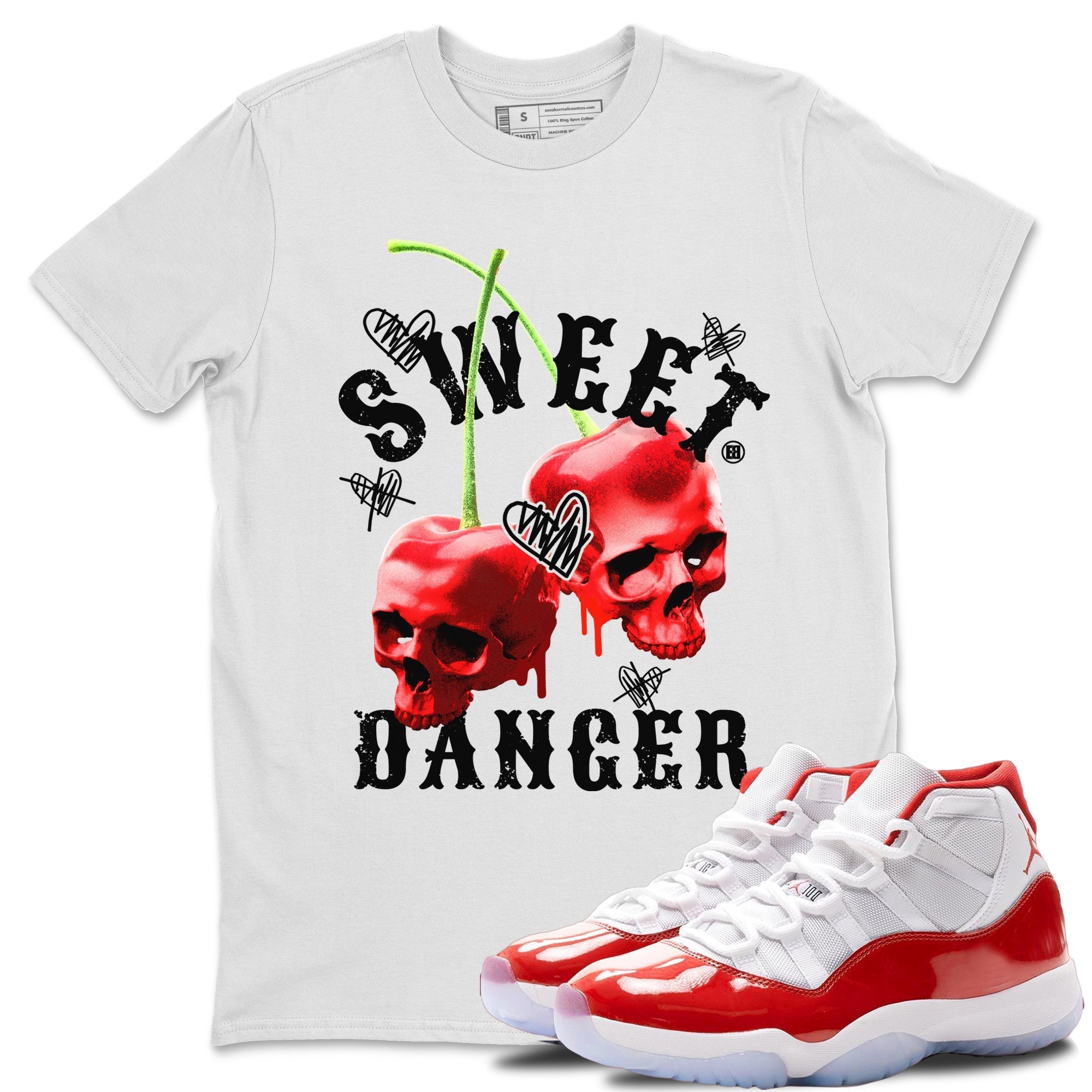Sweet Danger Unisex Tops - Air Jordan 11 Cherry