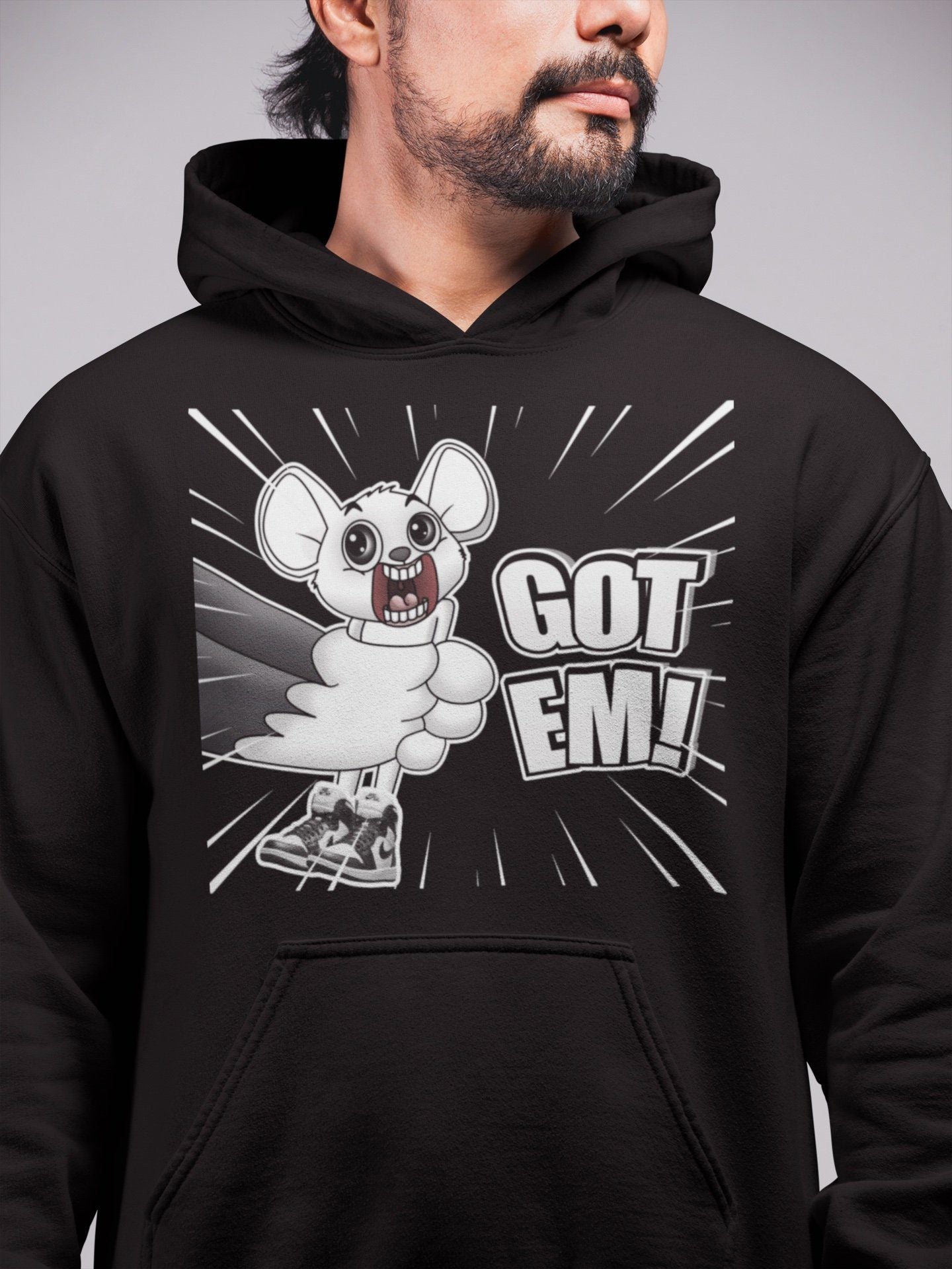 T&J Got Em Unisex Tops - Air Jordan 1 Black White