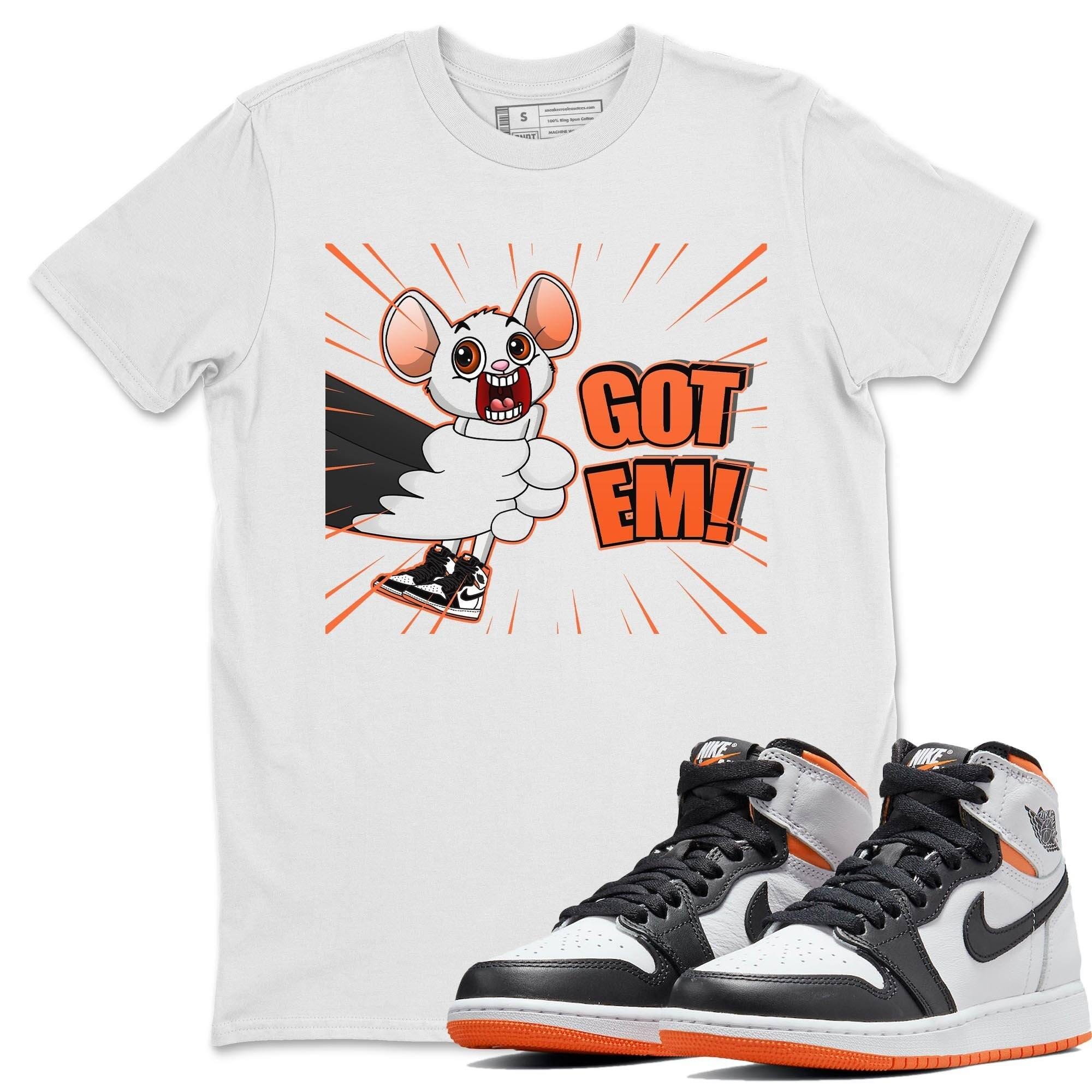 T&J Got Em Unisex Tops - Air Jordan 1 Electro Orange