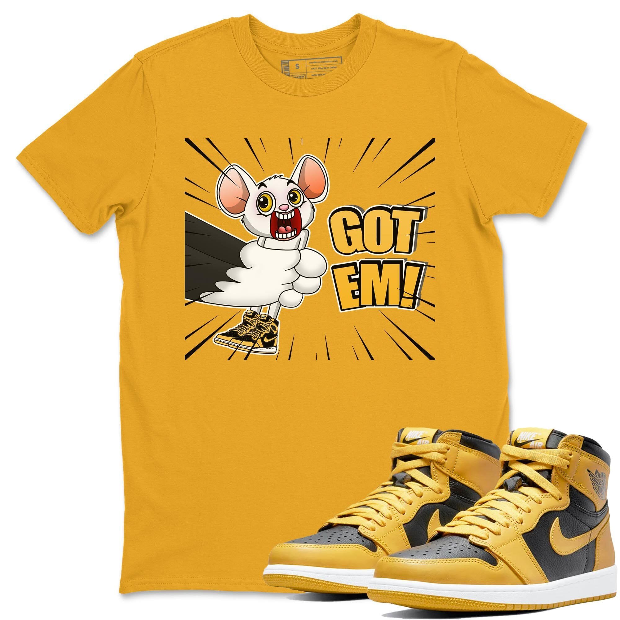 T&J Got Em Unisex Tops - Air Jordan 1 Pollen