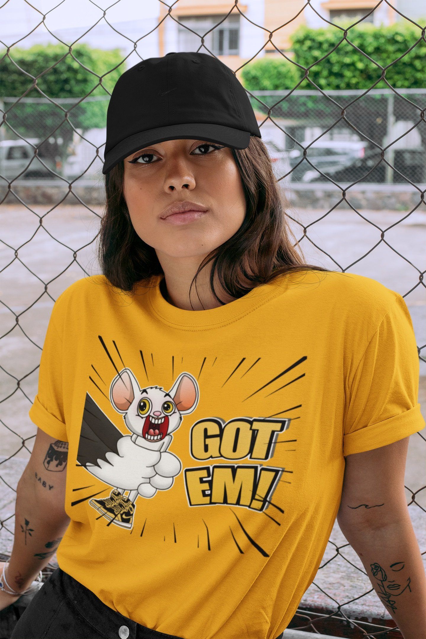 T&J Got Em Unisex Tops - Air Jordan 1 Pollen