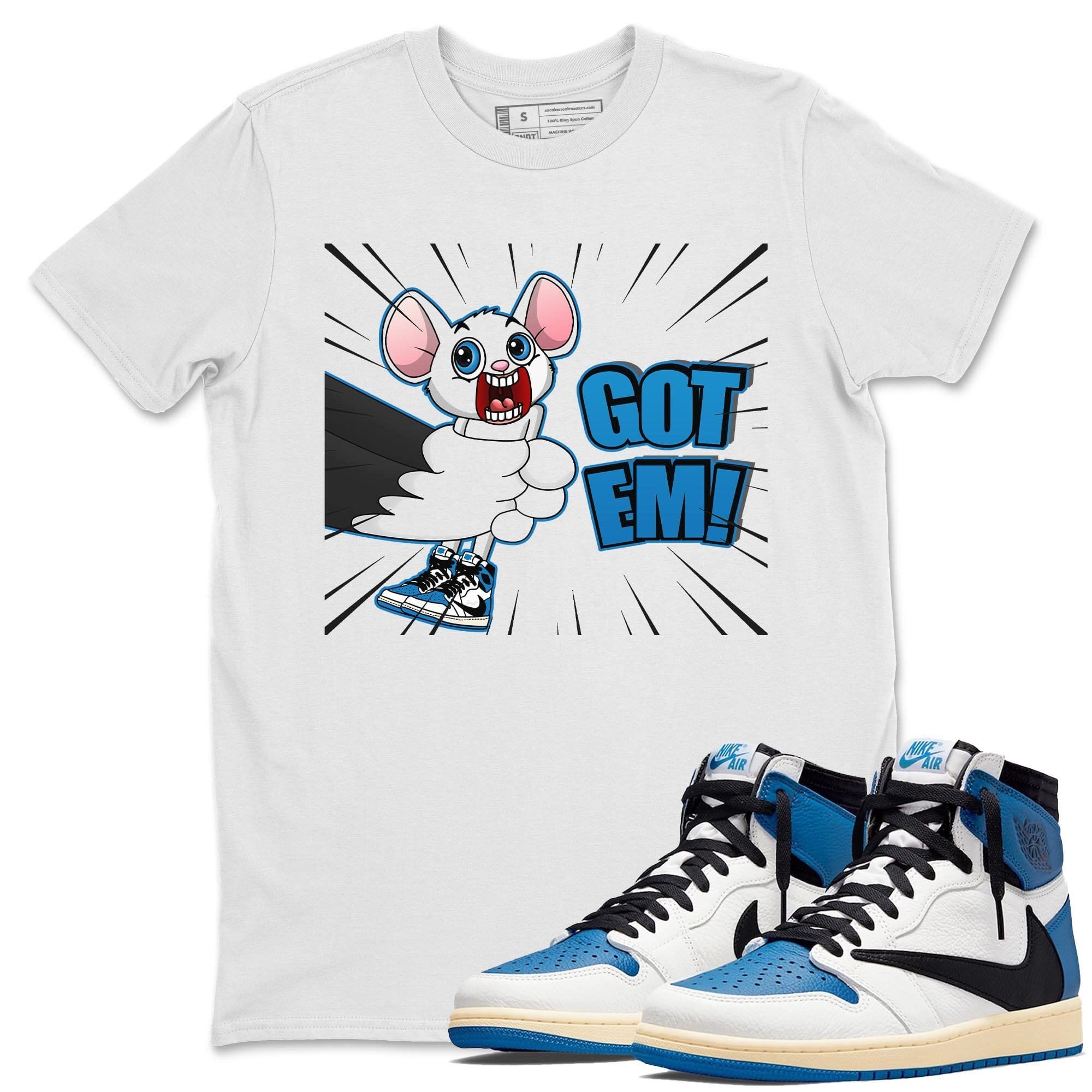 T&J Got Em Unisex Tops - Air Jordan 1 Travis Scott Fragment