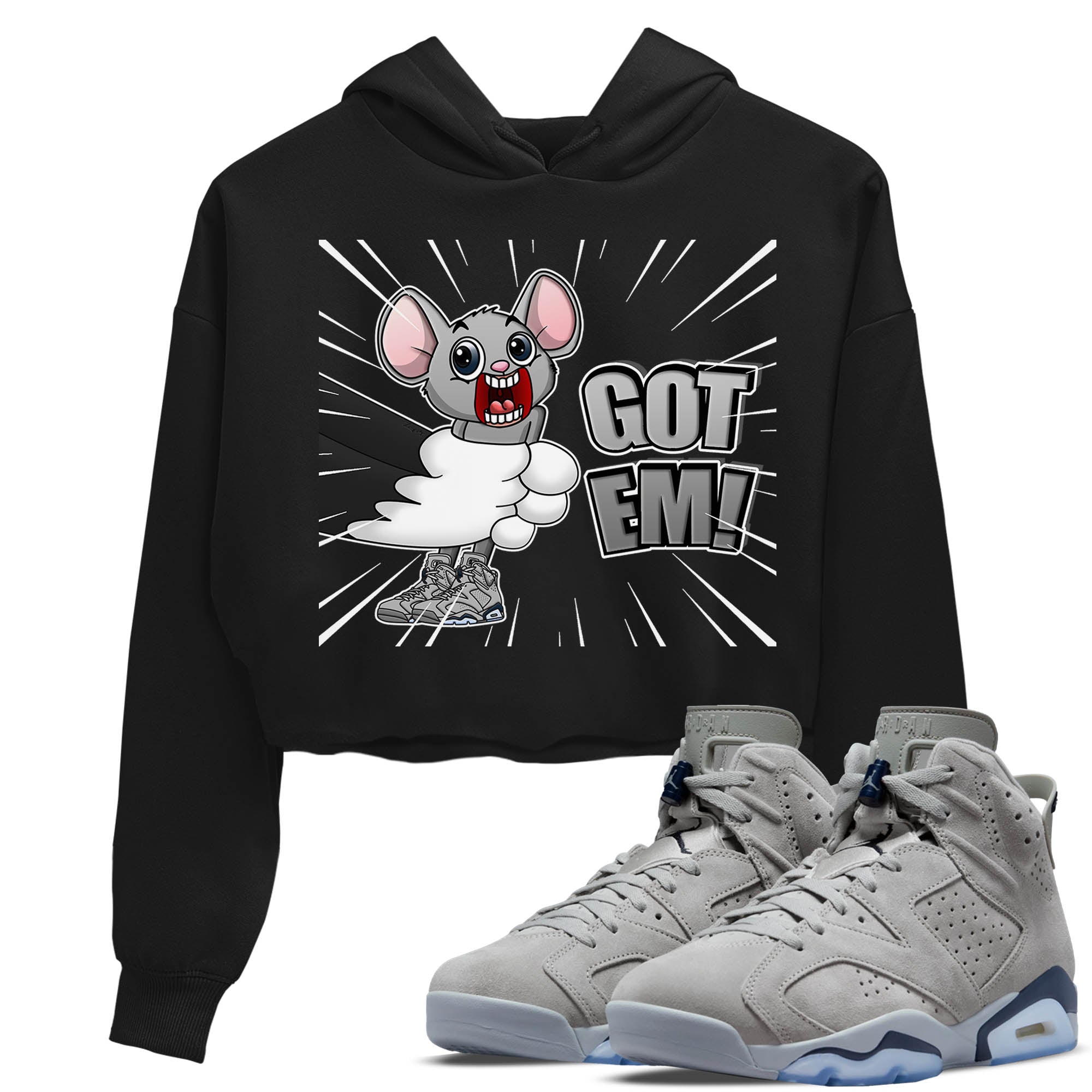 T&J Got Em Women's Tops - Air Jordan 6 Georgetown