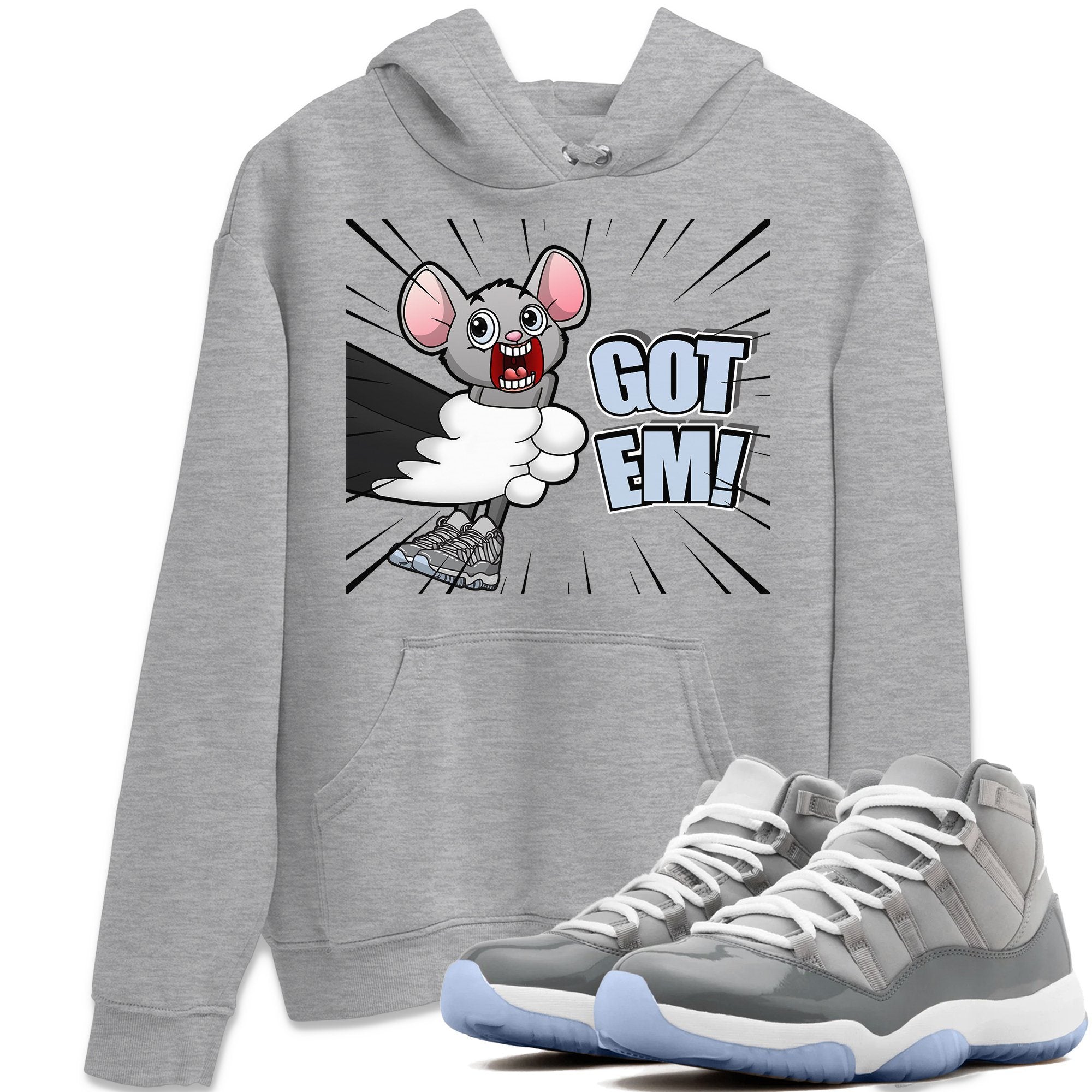 T&J Got Em Unisex Tops - Air Jordan 11 Cool Grey