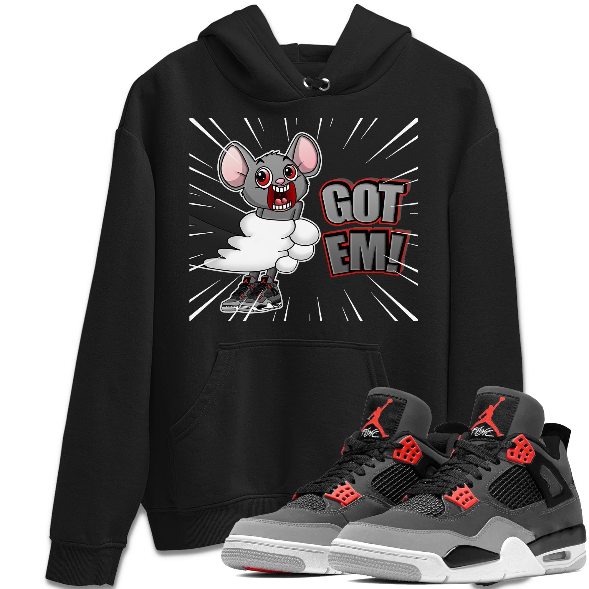 T&J Got Em Unisex Tops - Air Jordan 4 Infrared