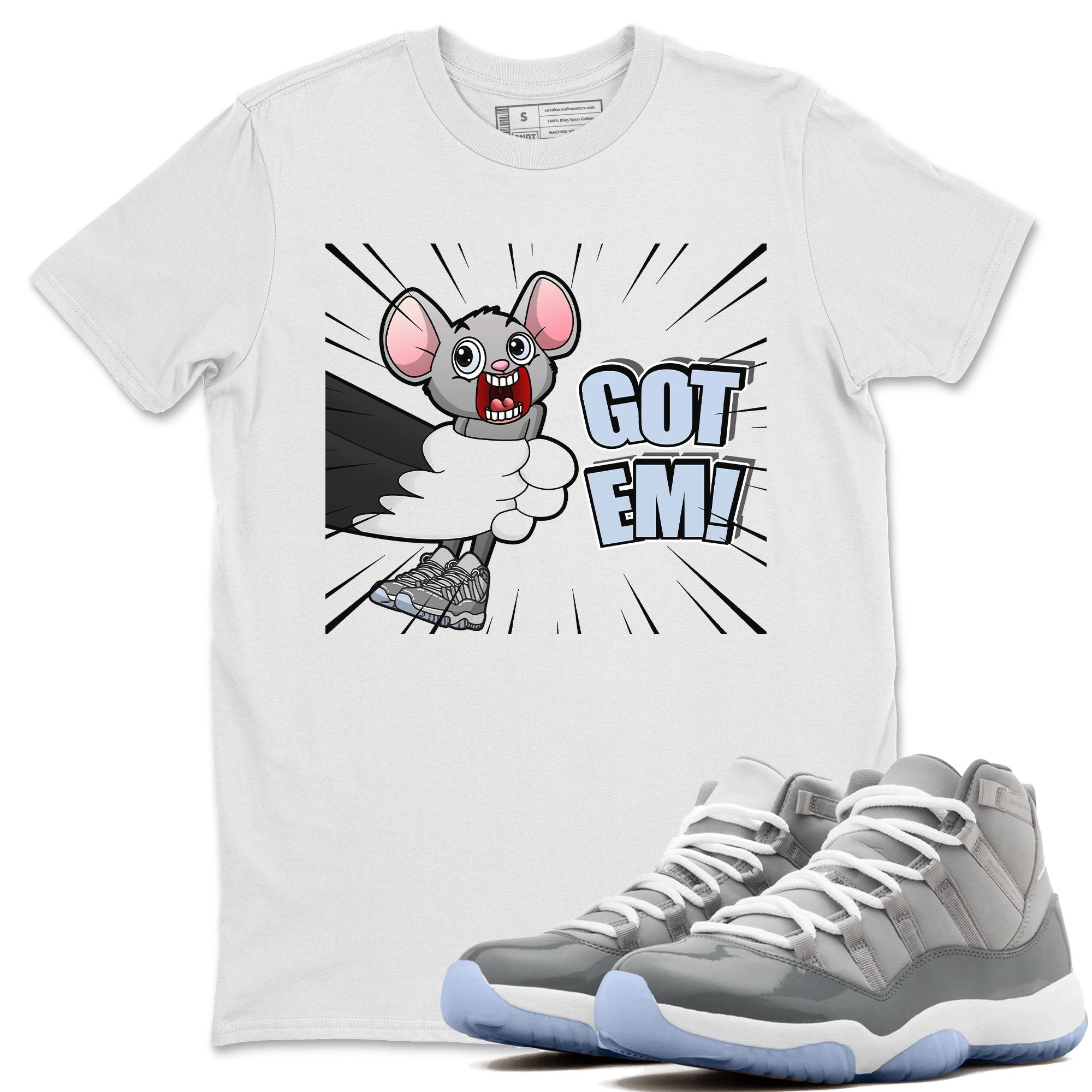 T&J Got Em Unisex Tops - Air Jordan 11 Cool Grey