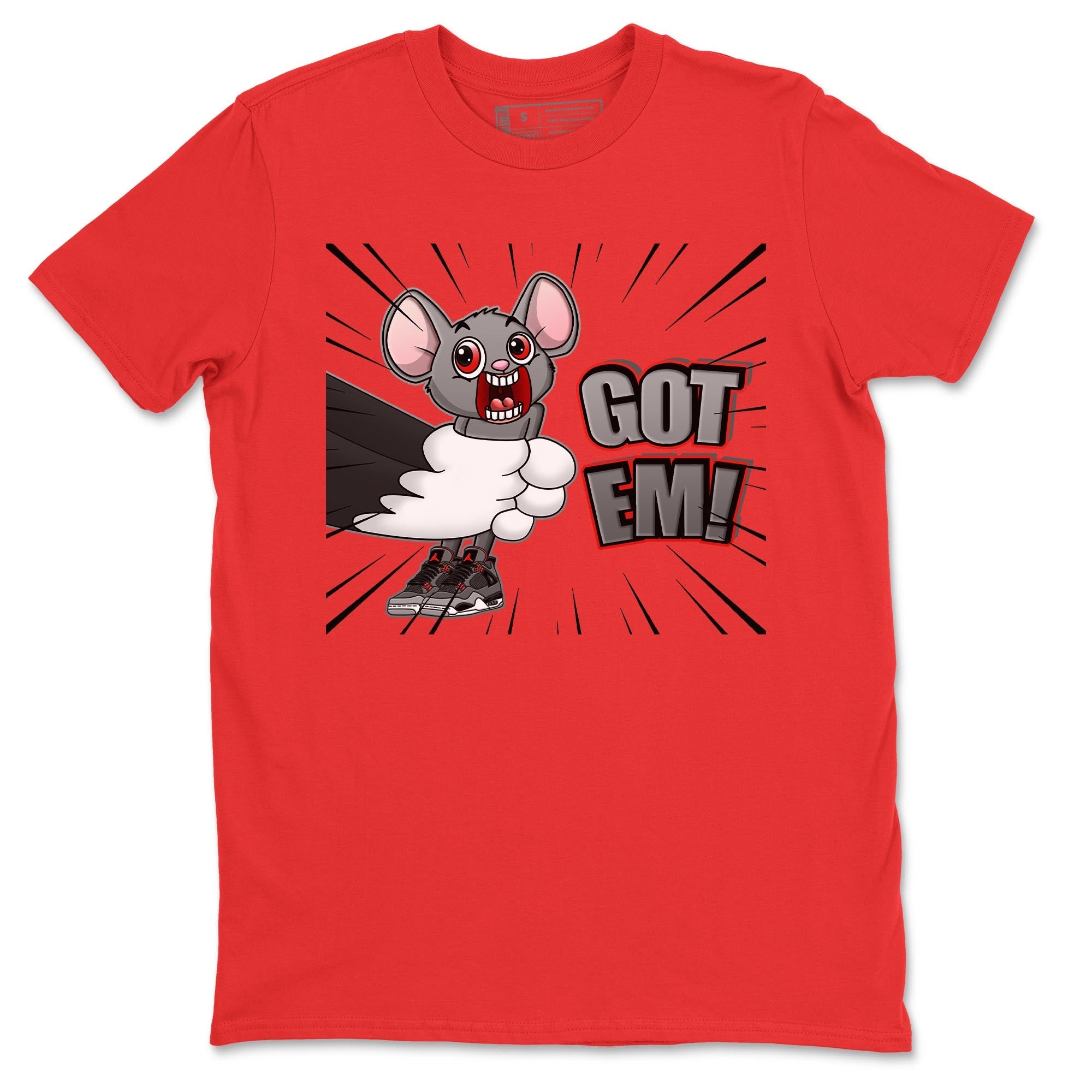 T&J Got Em Unisex Tops - Air Jordan 4 Infrared
