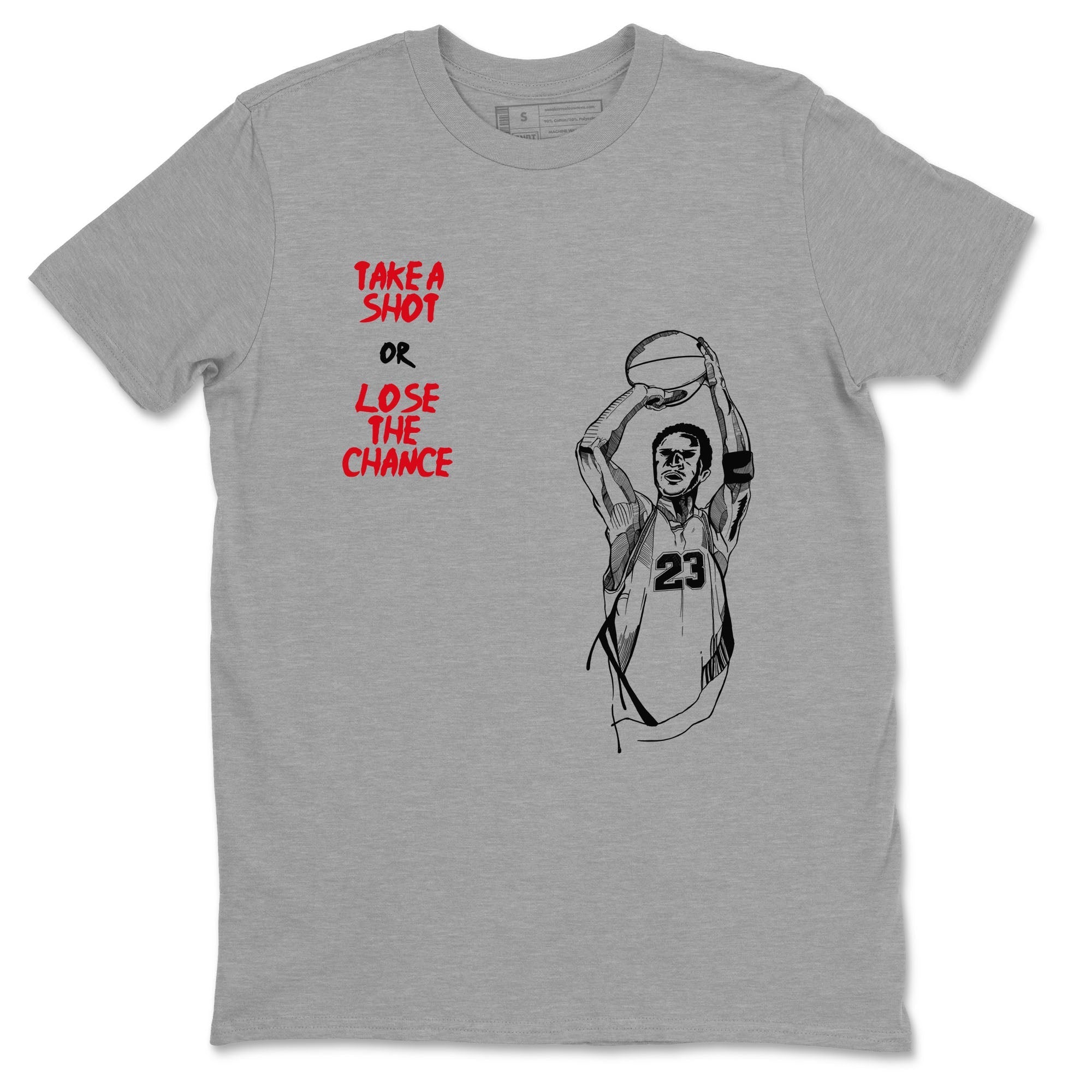 Take A Shot snkmatch Tees - Air Jordan 1 Black Toe Reimagined