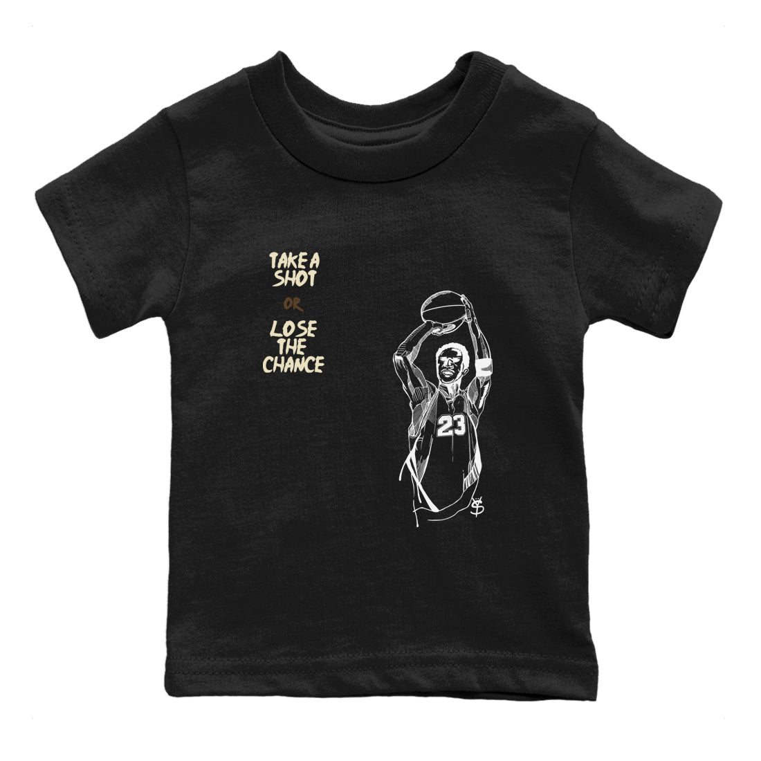 Take A Shot snkmatch Tees Kids - Air Jordan 1 Mocha