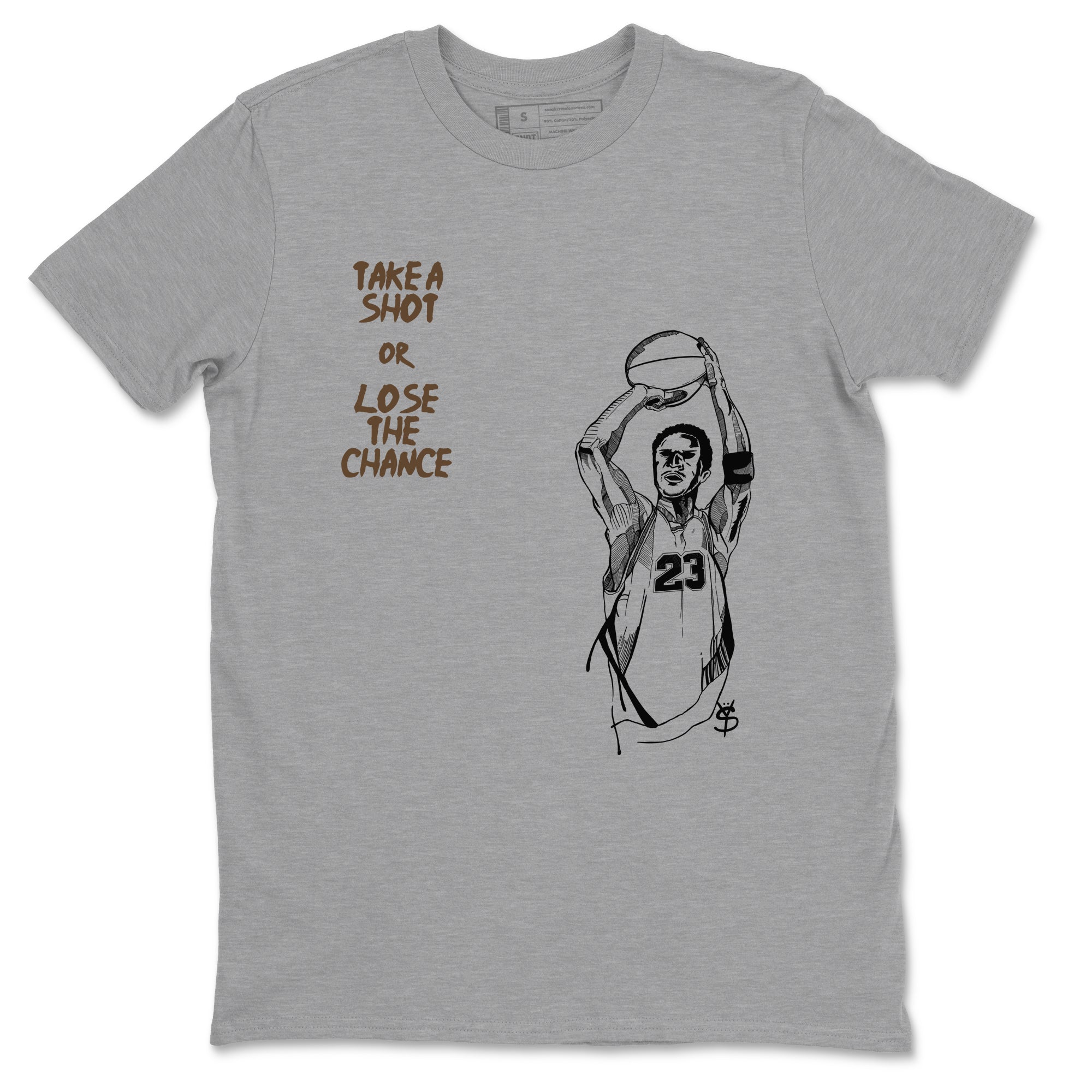 Take A Shot snkmatch Tees - Air Jordan 1 Mocha