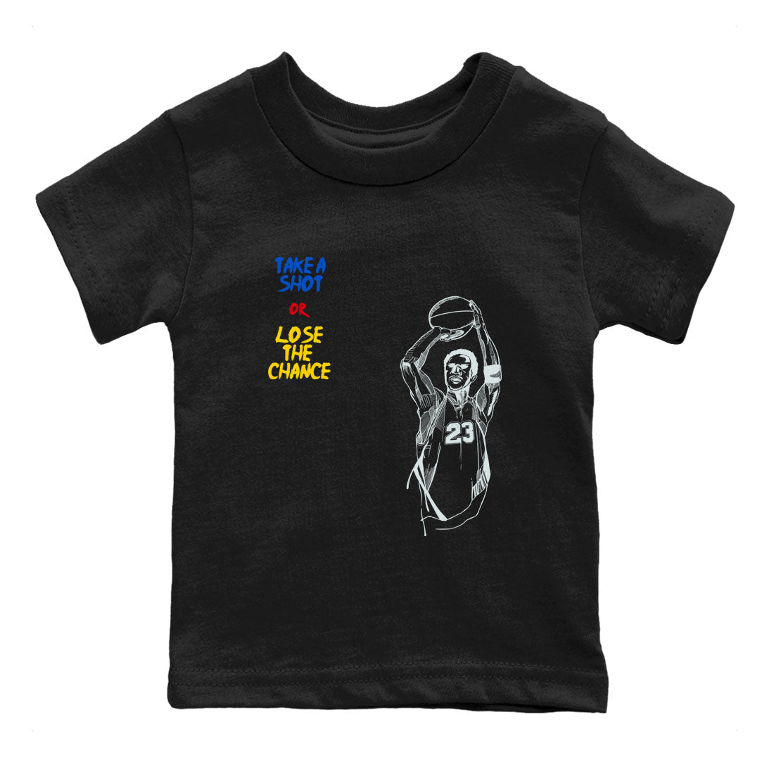 Take A Shot snkmatch Tees Kids - Air Jordan 1 Travis Scott Canary
