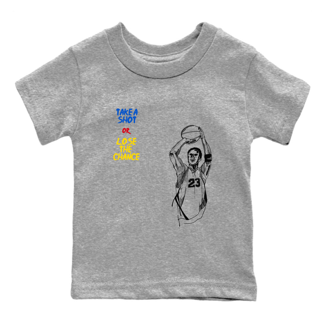 Take A Shot snkmatch Tees Kids - Air Jordan 1 Travis Scott Canary