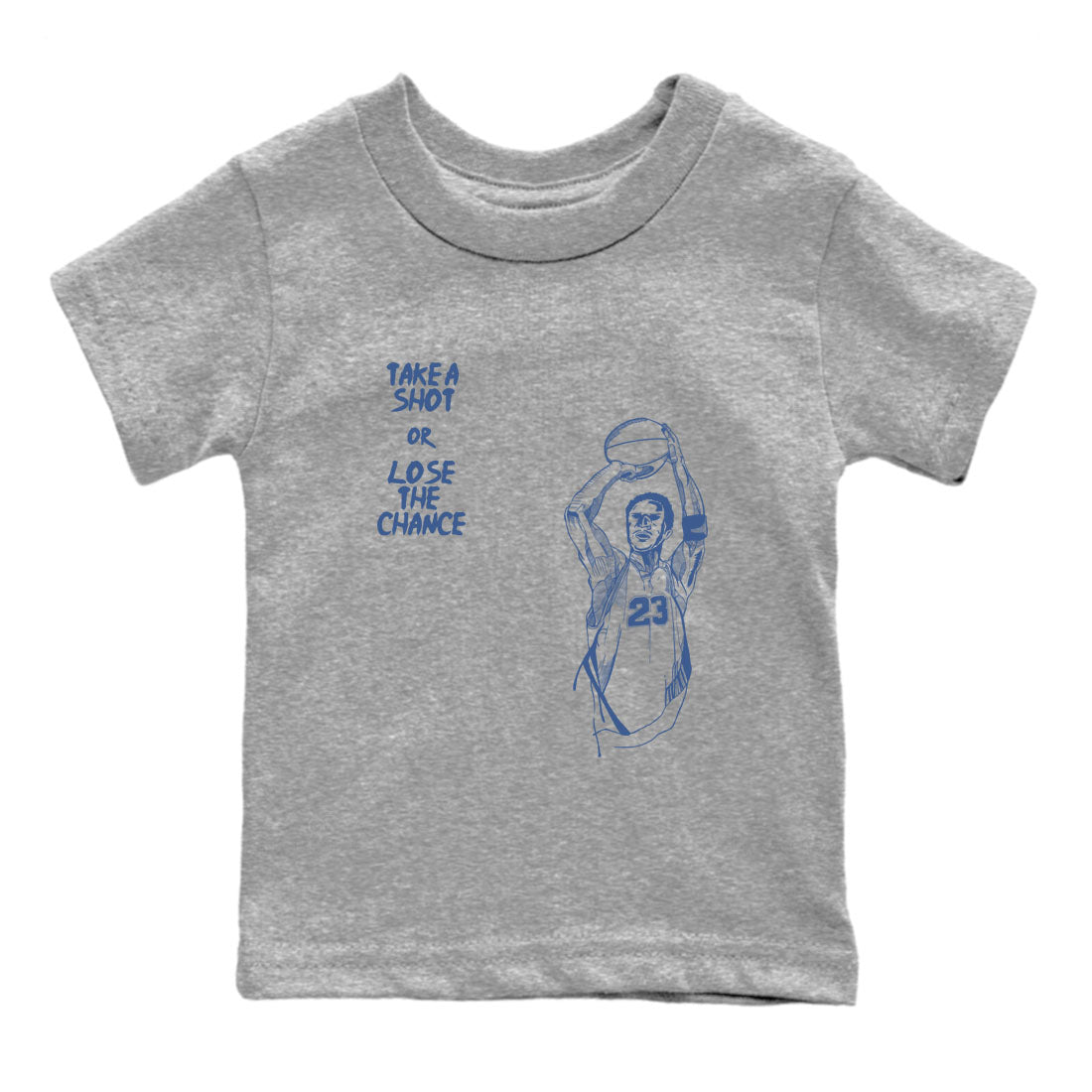 Take A Shot snkmatch Tees Kids - Air Jordan 11 Diffused Blue