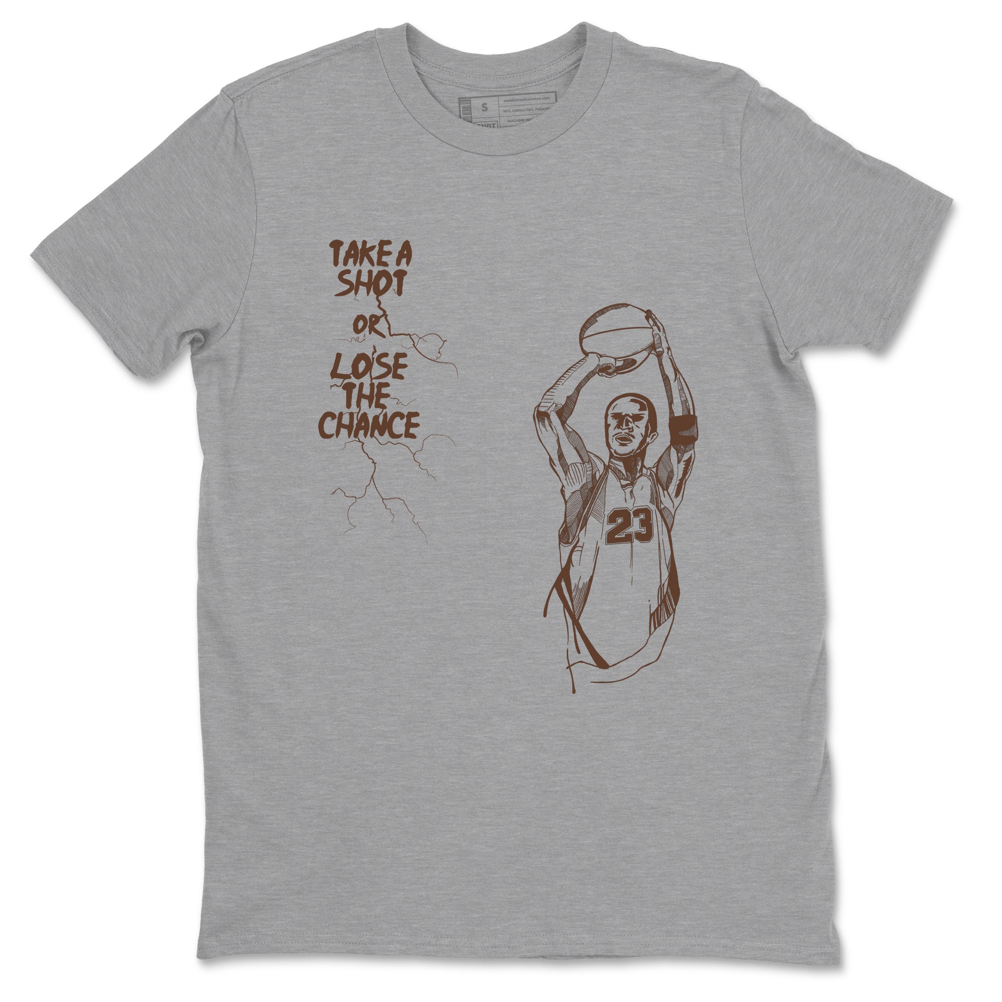 Take A Shot snkmatch Tees - Air Jordan 12 Baroque Brown