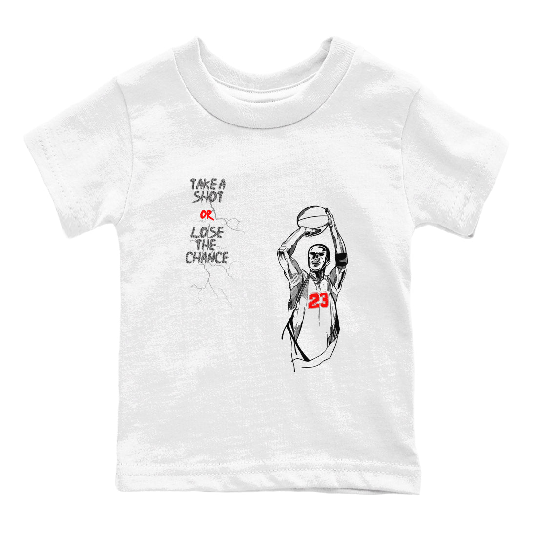 Take A Shot snkmatch Tees Kids - Air Jordan 3 Black Cement