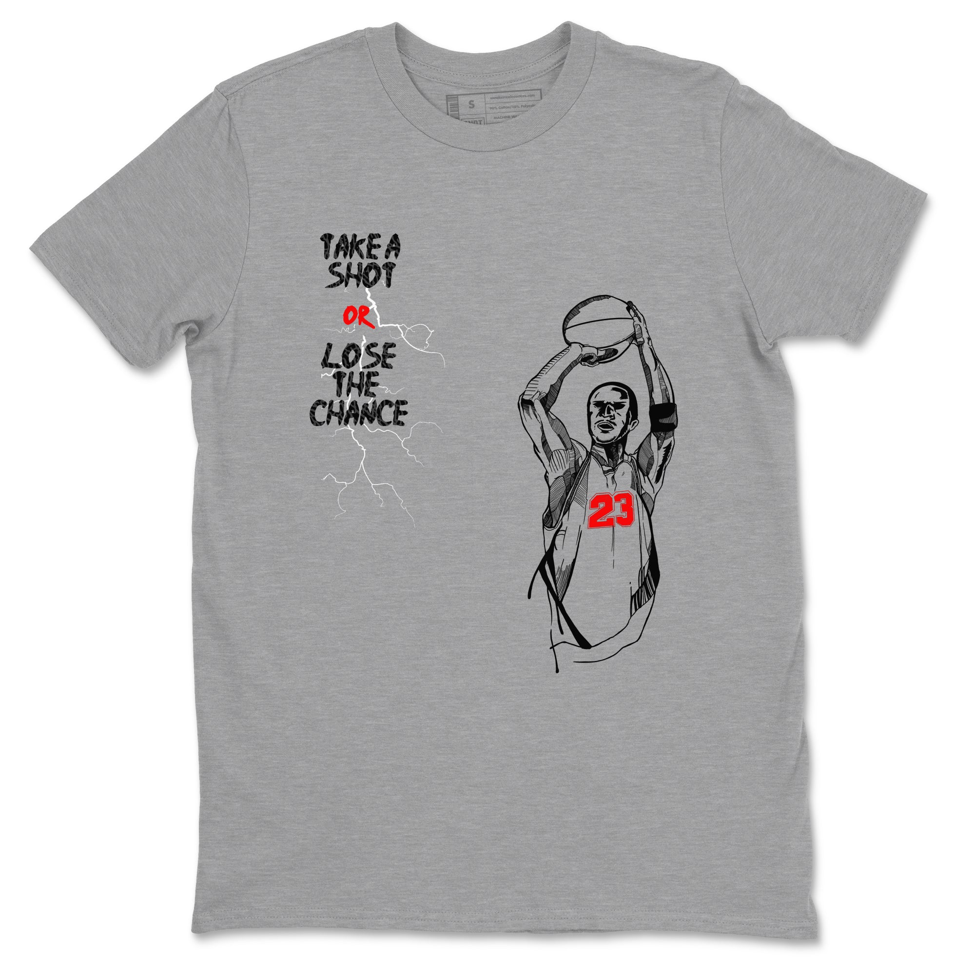 Take A Shot snkmatch Tees - Air Jordan 3 Black Cement