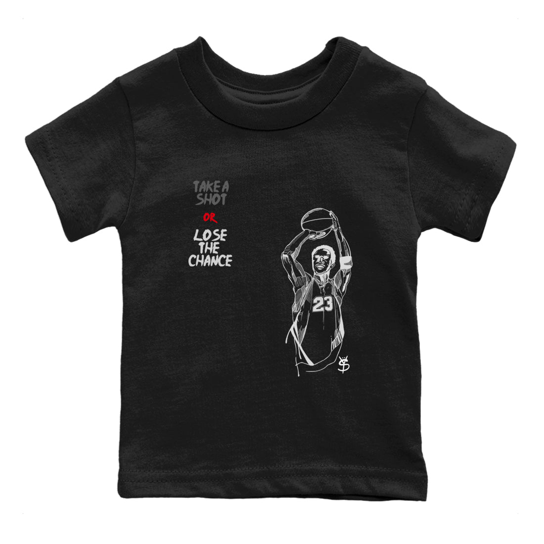 Take A Shot snkmatch Tees Kids - Air Jordan 3 Cement Grey