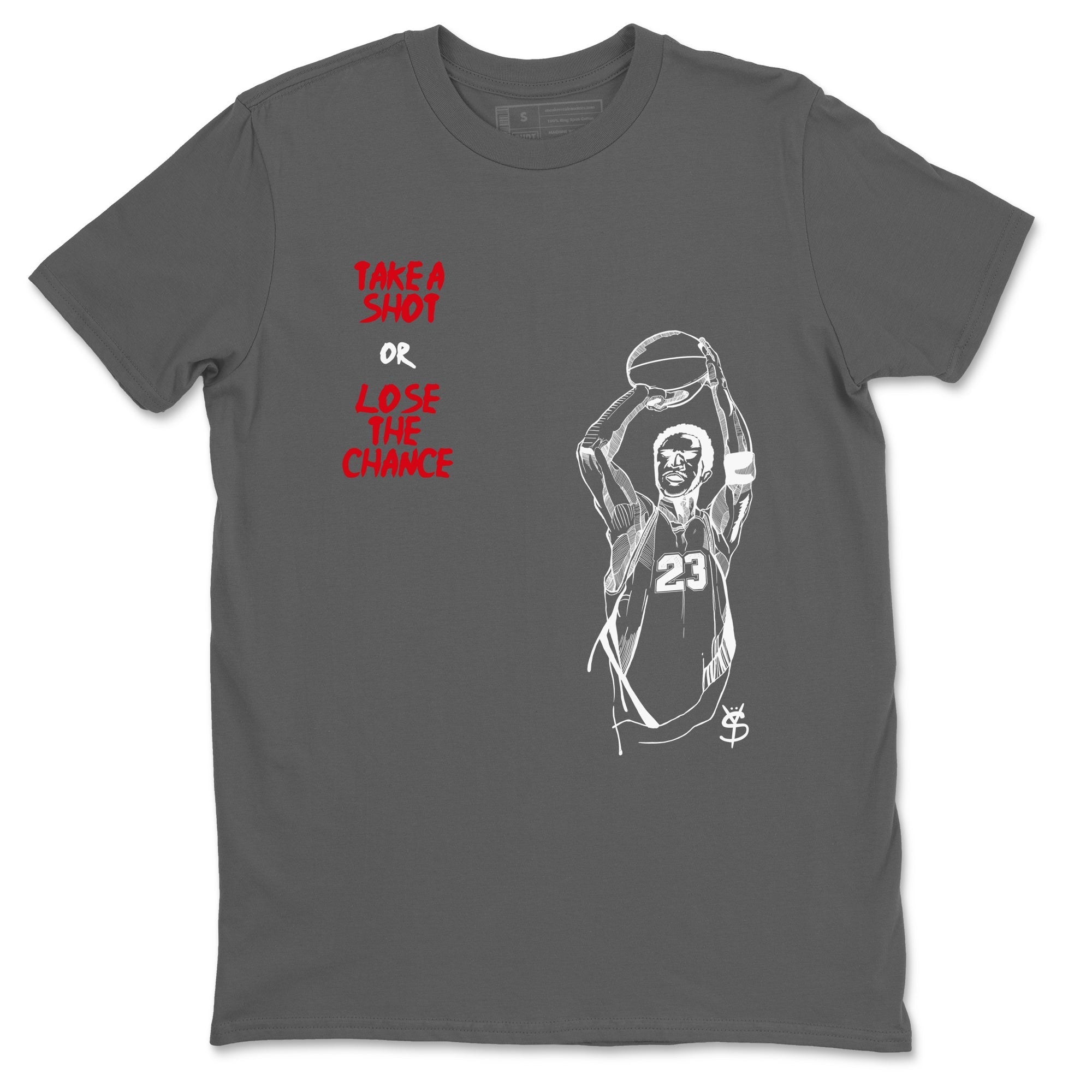 Take A Shot snkmatch Tees - Air Jordan 3 Cement Grey