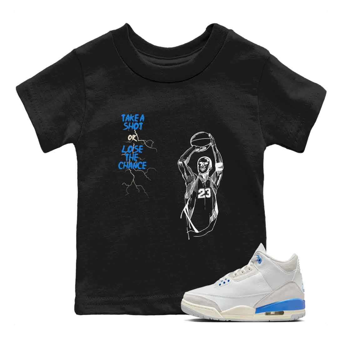 Take A Shot snkmatch Tees Kids - Air Jordan 3 Lucky Shorts