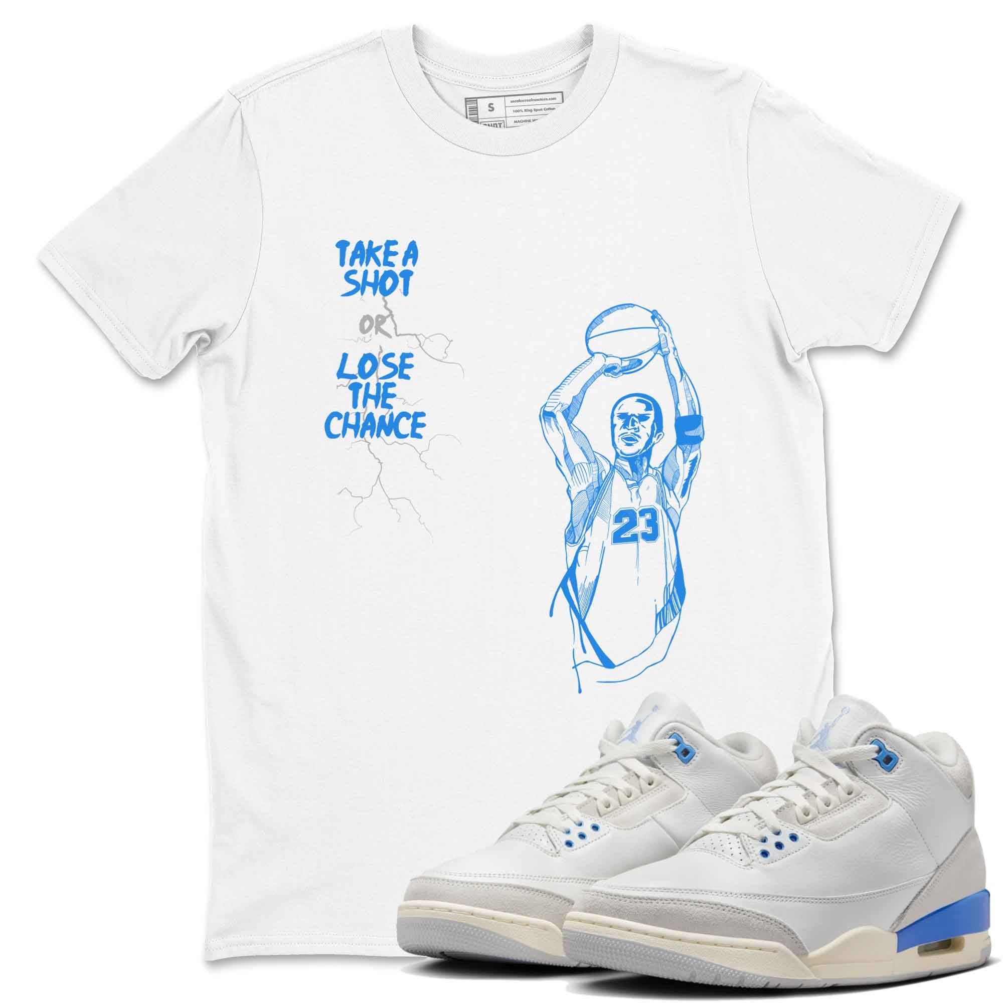 Take A Shot snkmatch Tees - Air Jordan 3 Lucky Shorts