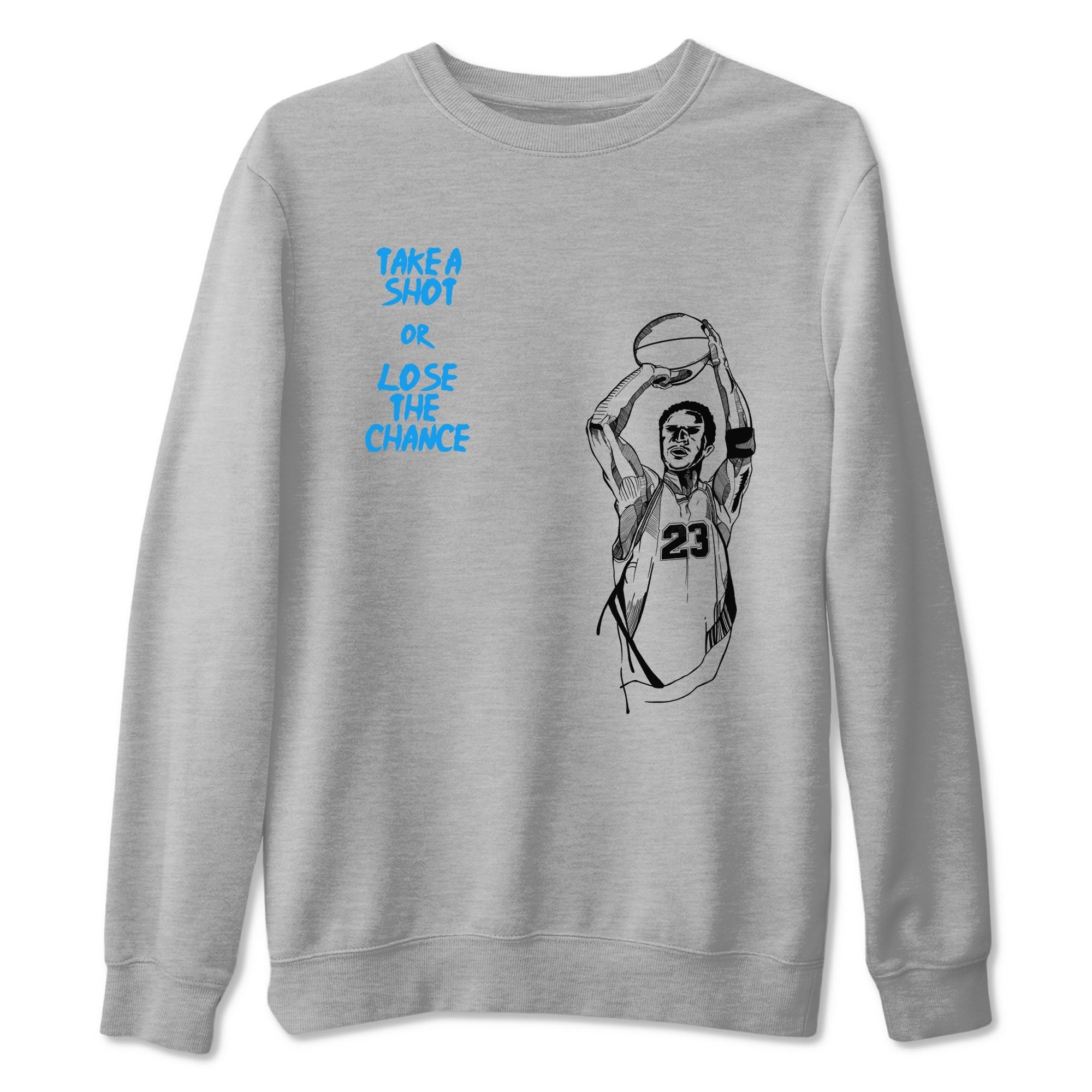 Take A Shot snkmatch Tees - Air Jordan 4 Military Blue