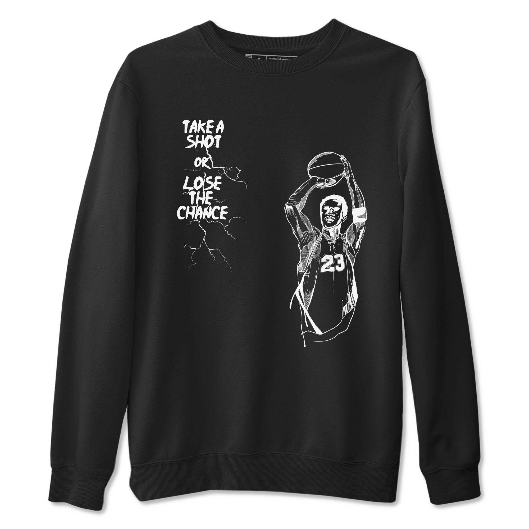 Take A Shot snkmatch Tees - Air Jordan 4 White Thunder