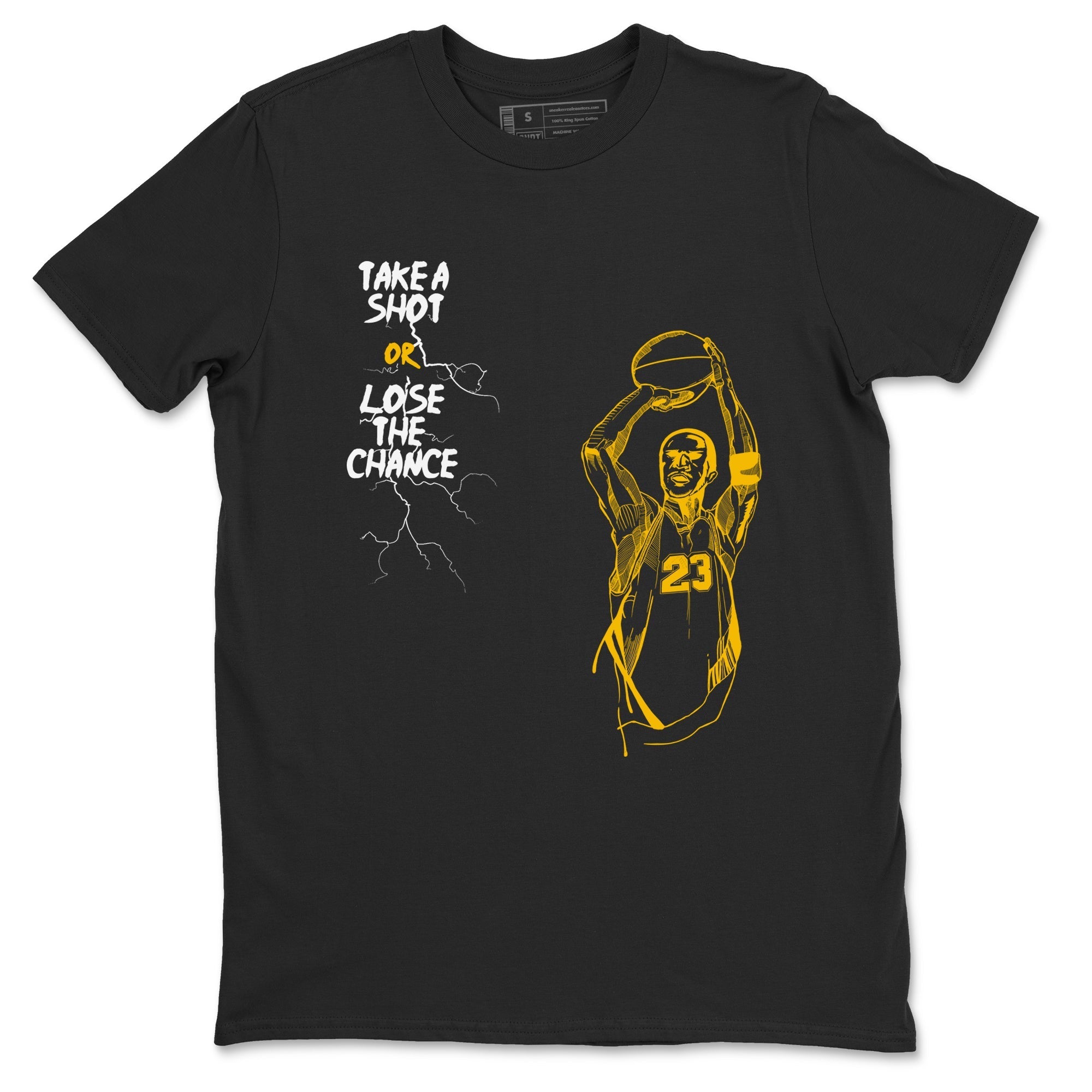 Take A Shot snkmatch Tees - Dunk High Pollen