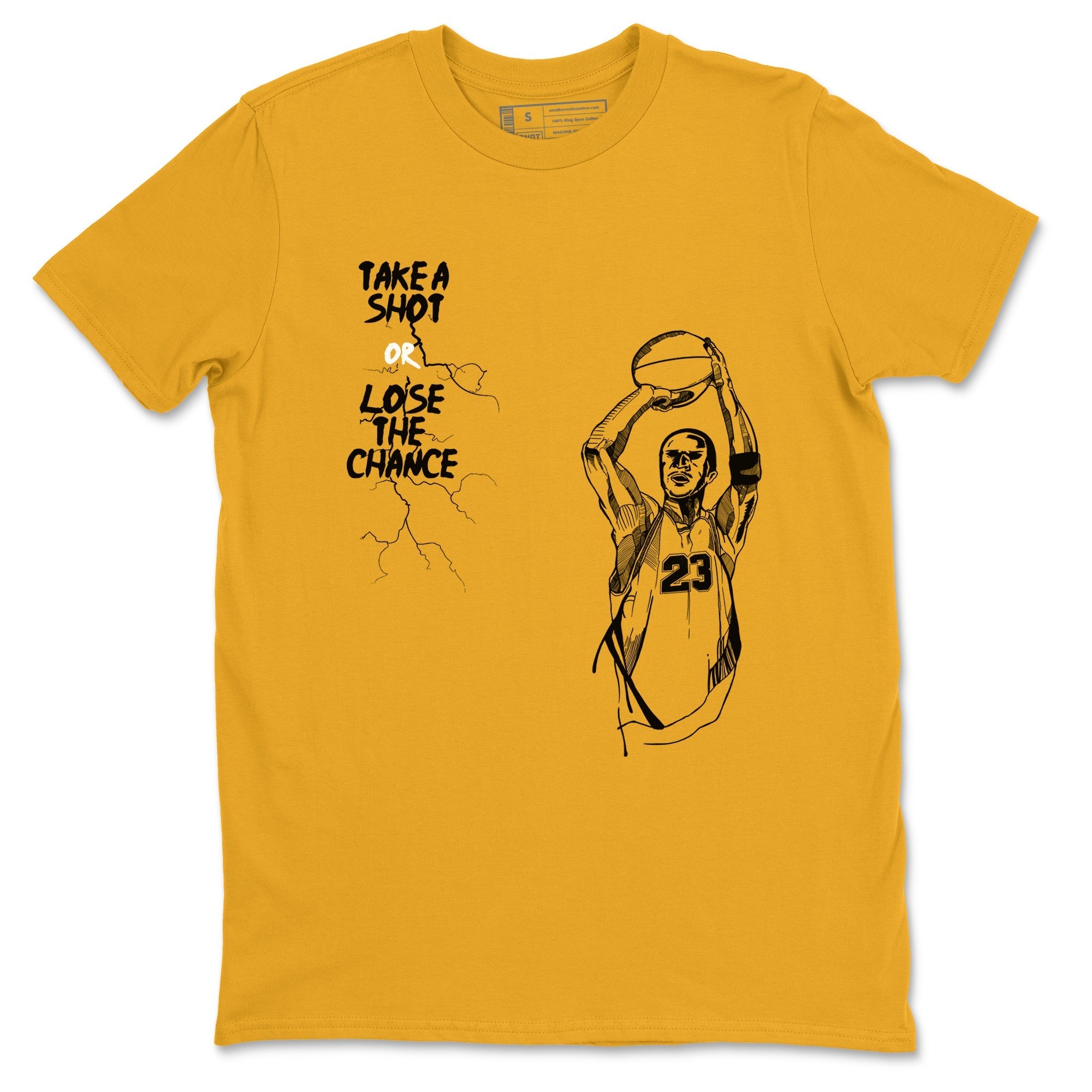 Take A Shot snkmatch Tees - Dunk High Pollen