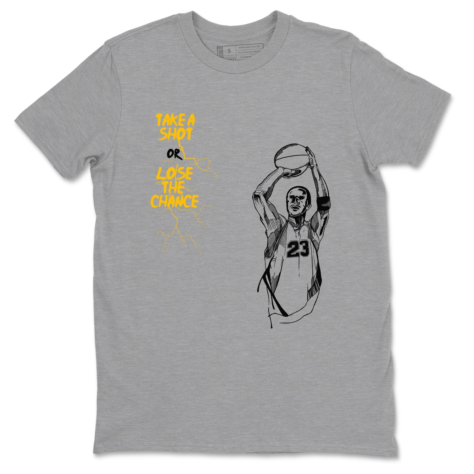 Take A Shot snkmatch Tees - Dunk High Pollen