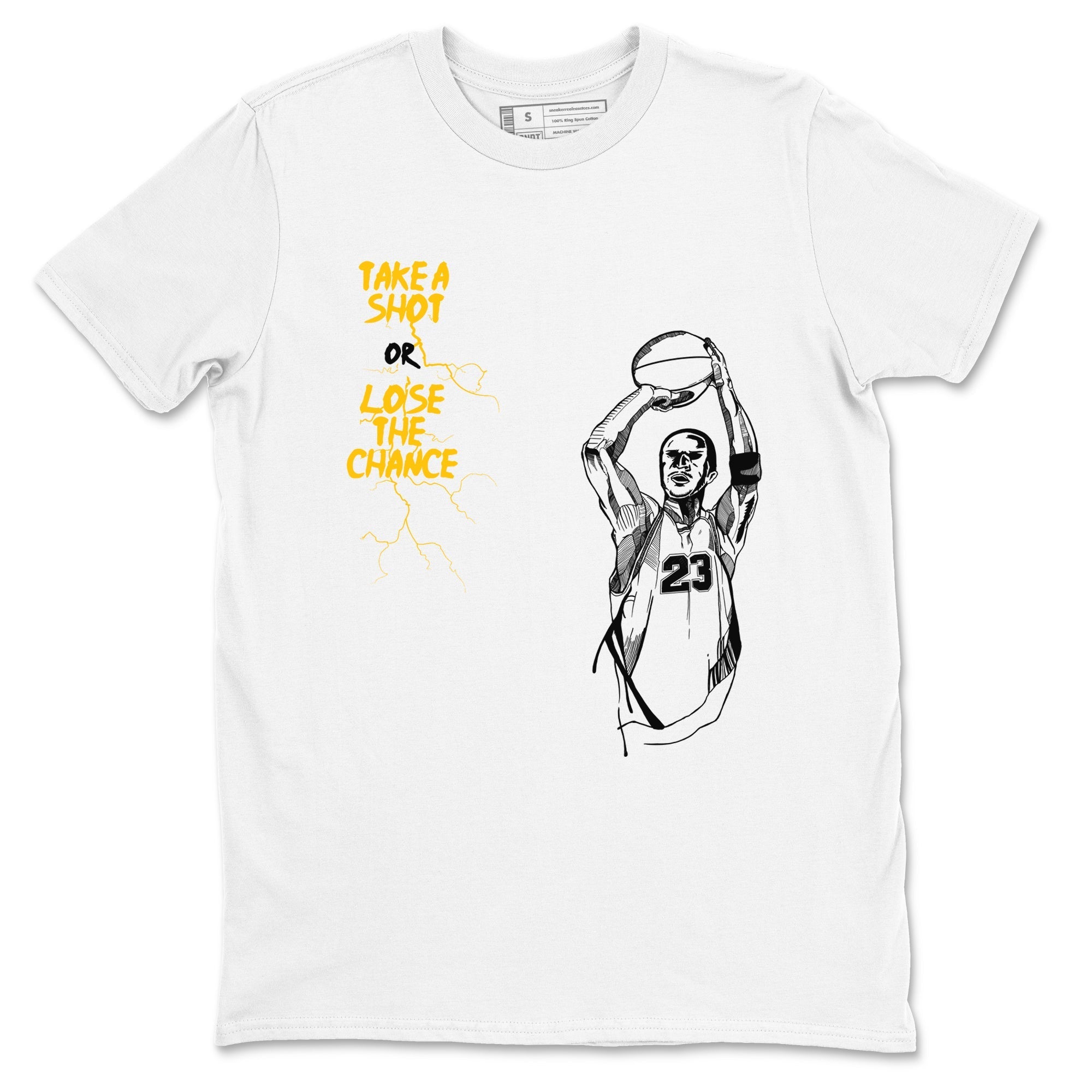 Take A Shot snkmatch Tees - Dunk High Pollen