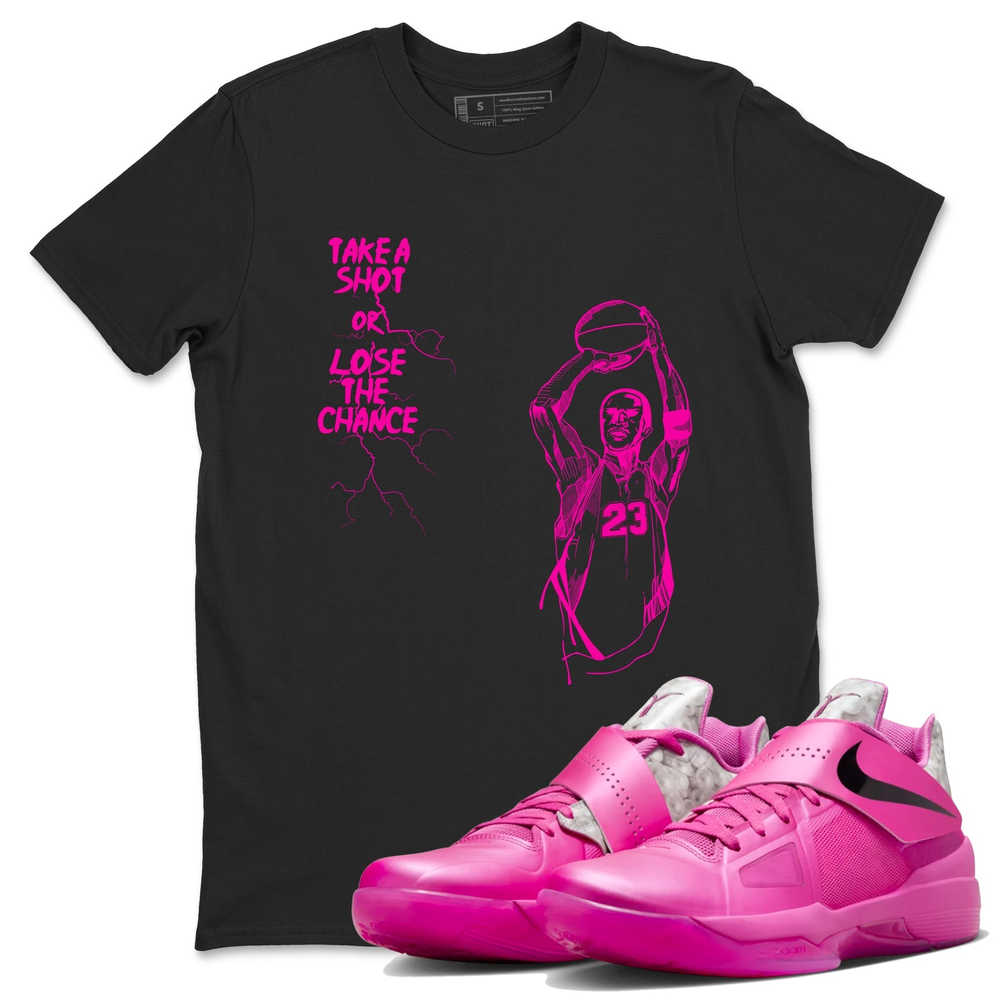 Take A Shot snkmatch Tees - Nike KD 4 Aunt Pearl
