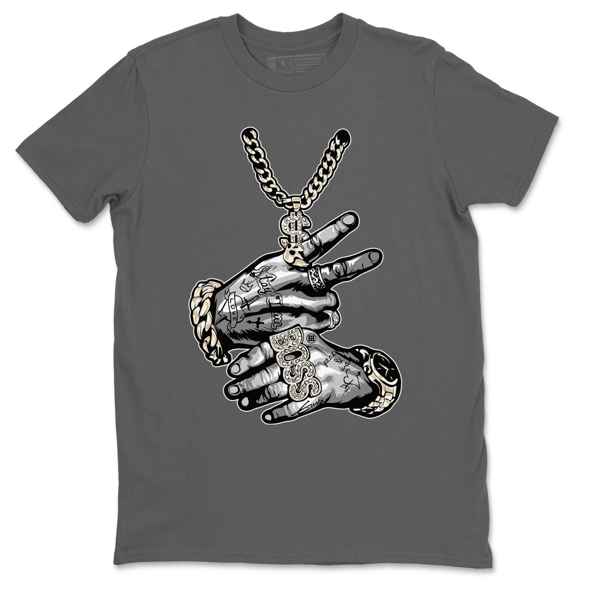 Tattoo Hands snkmatch Tees - Air Jordan 3 Ivory