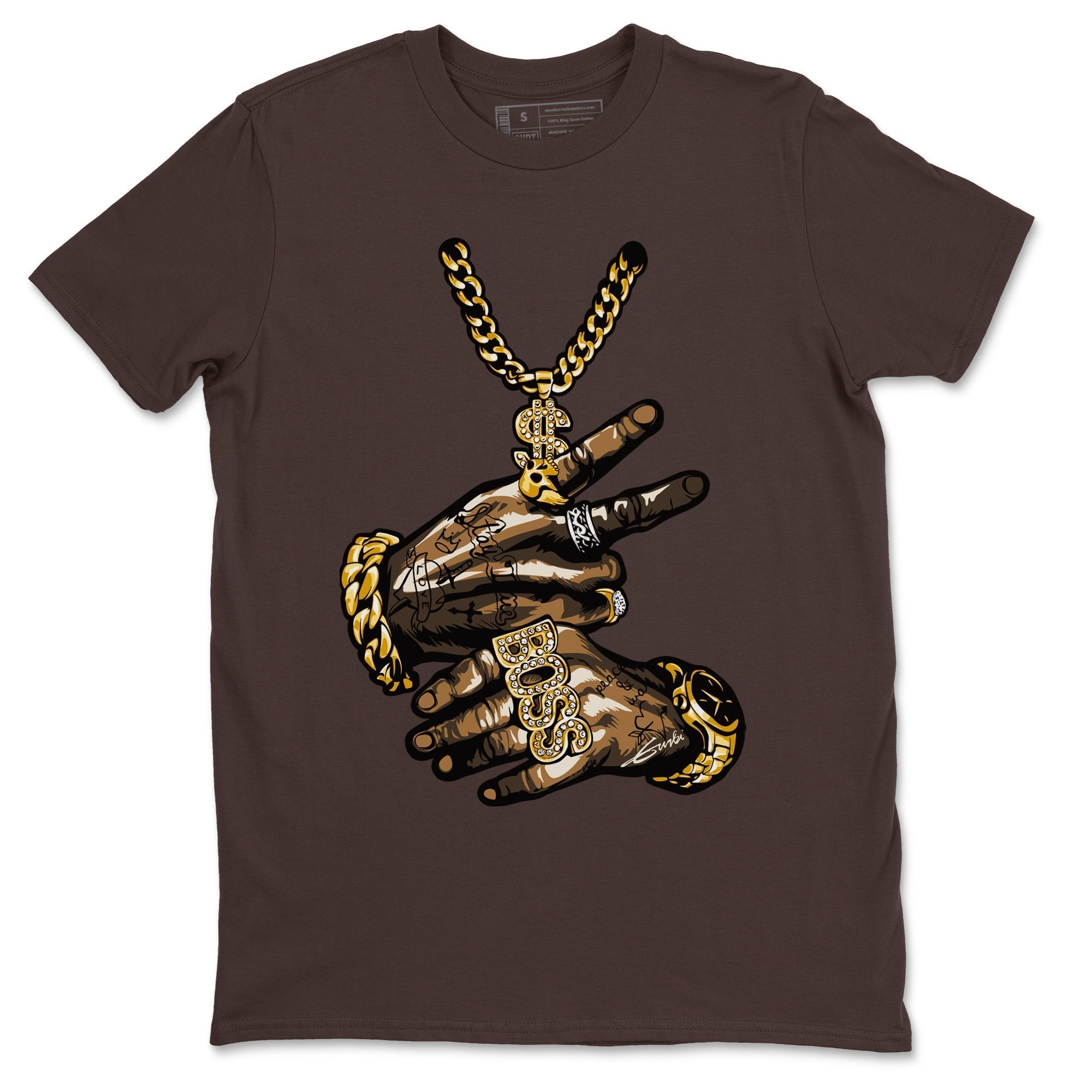 Tattoo Hands Unisex Tops - Air Jordan 3 Palomino