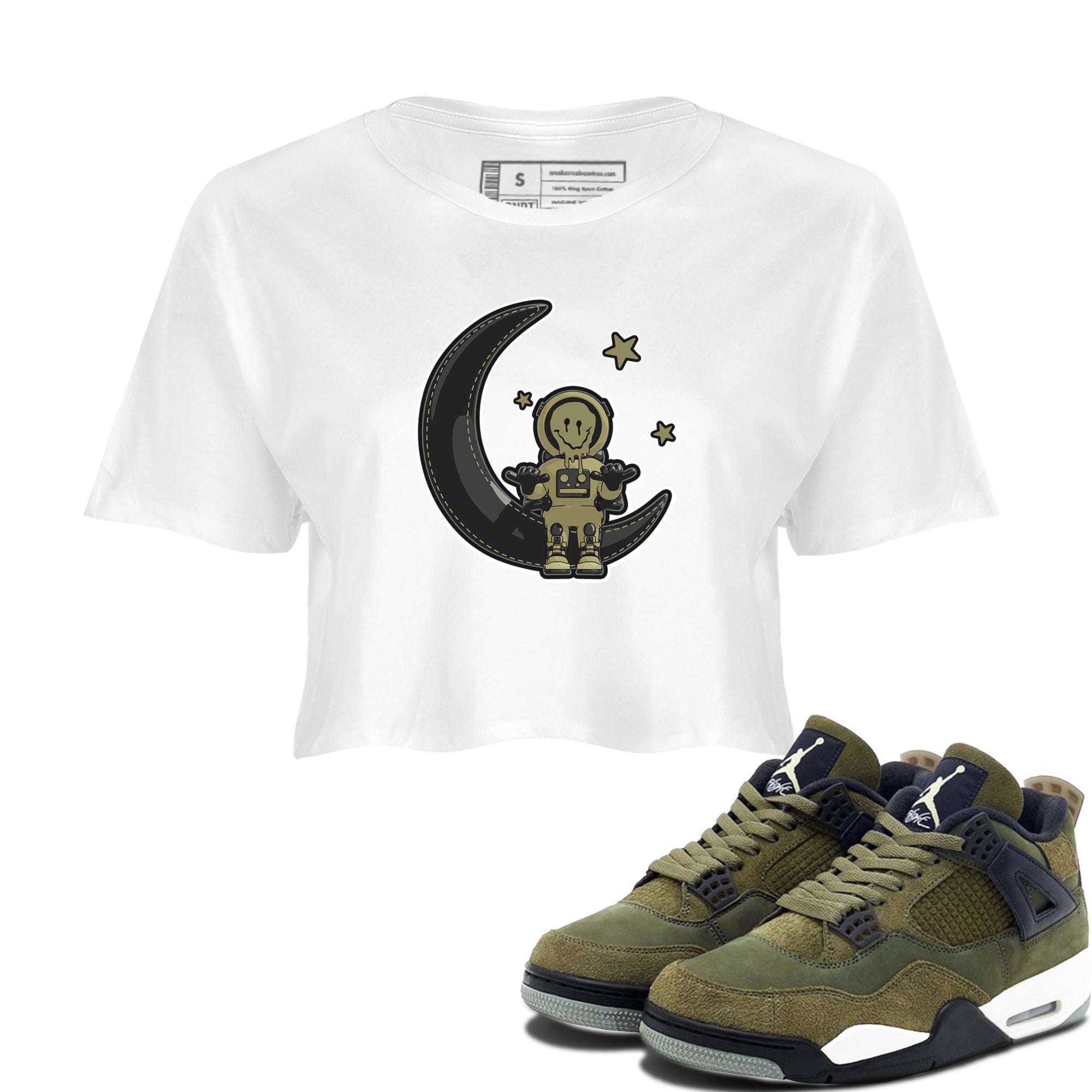 The Astronaut snkmatch Women's Top - Air Jordan 4 Medium Olive