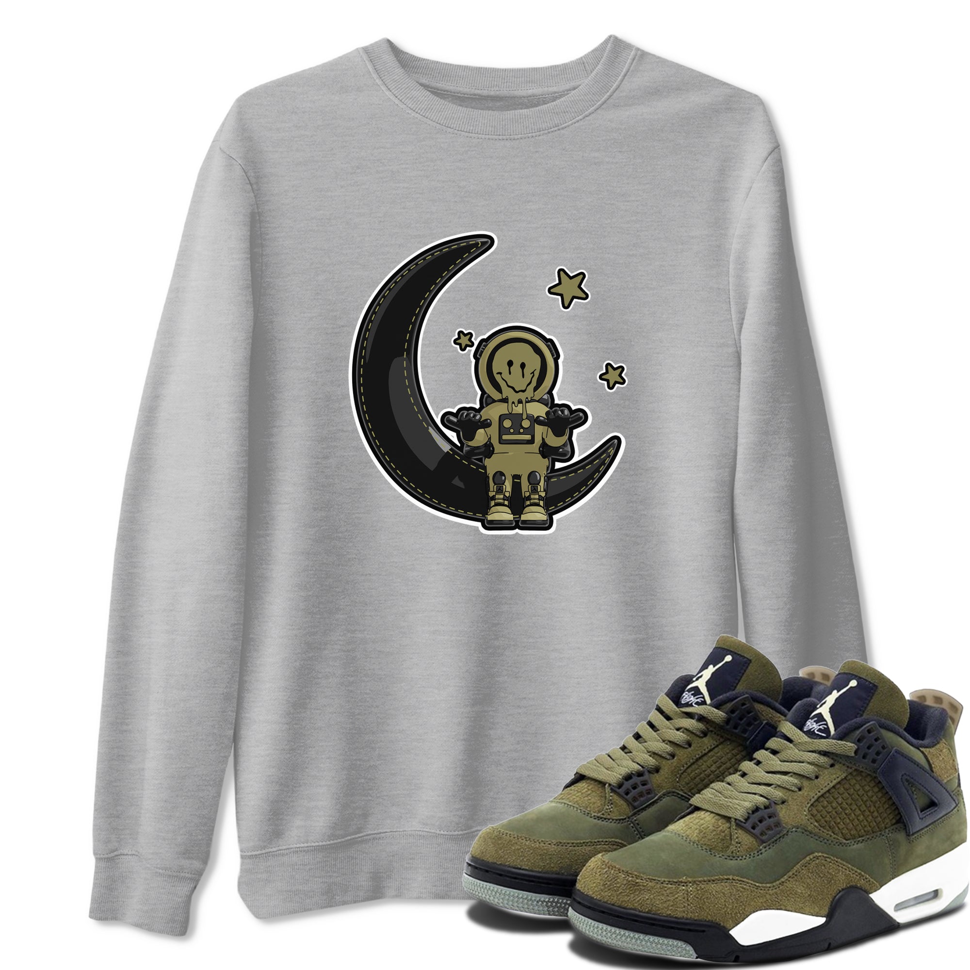 The Astronaut snkmatch Tee - Air Jordan 4 Medium Olive