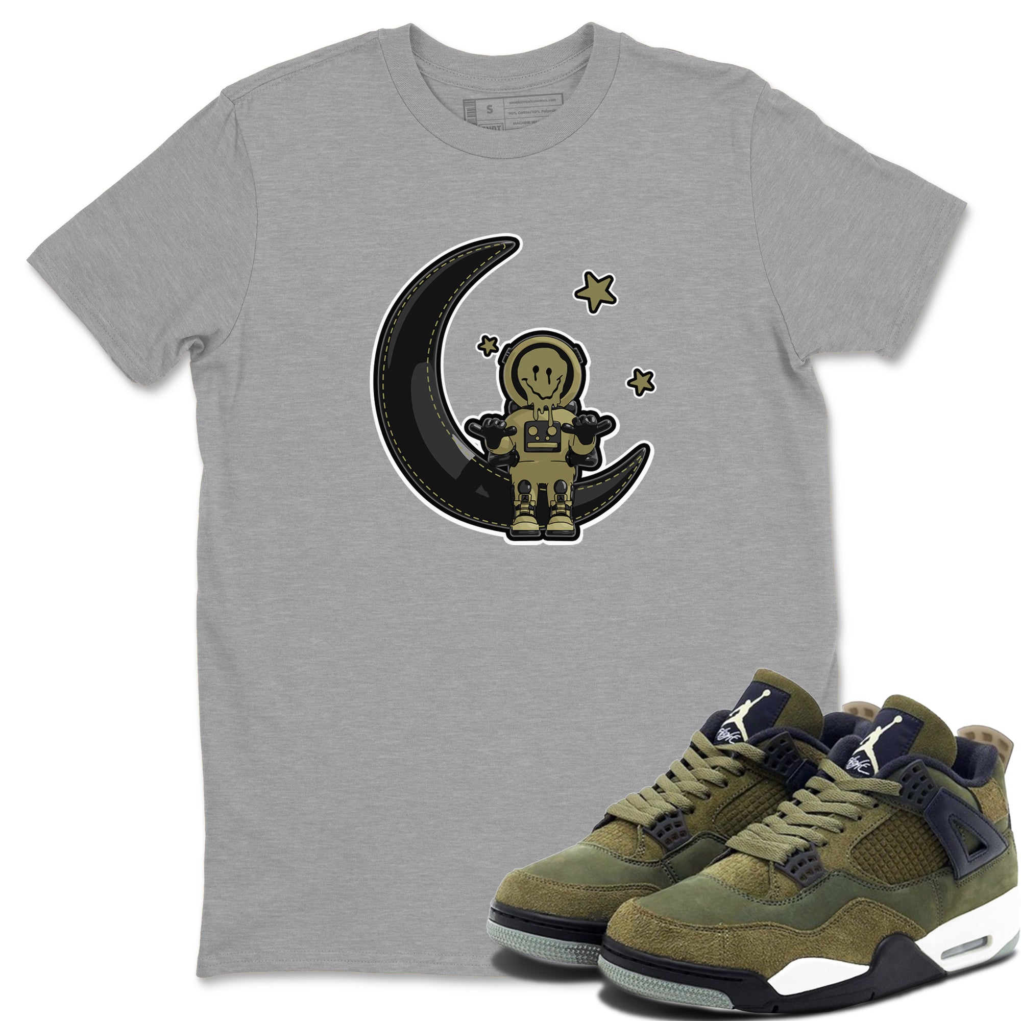 The Astronaut snkmatch Tee - Air Jordan 4 Medium Olive
