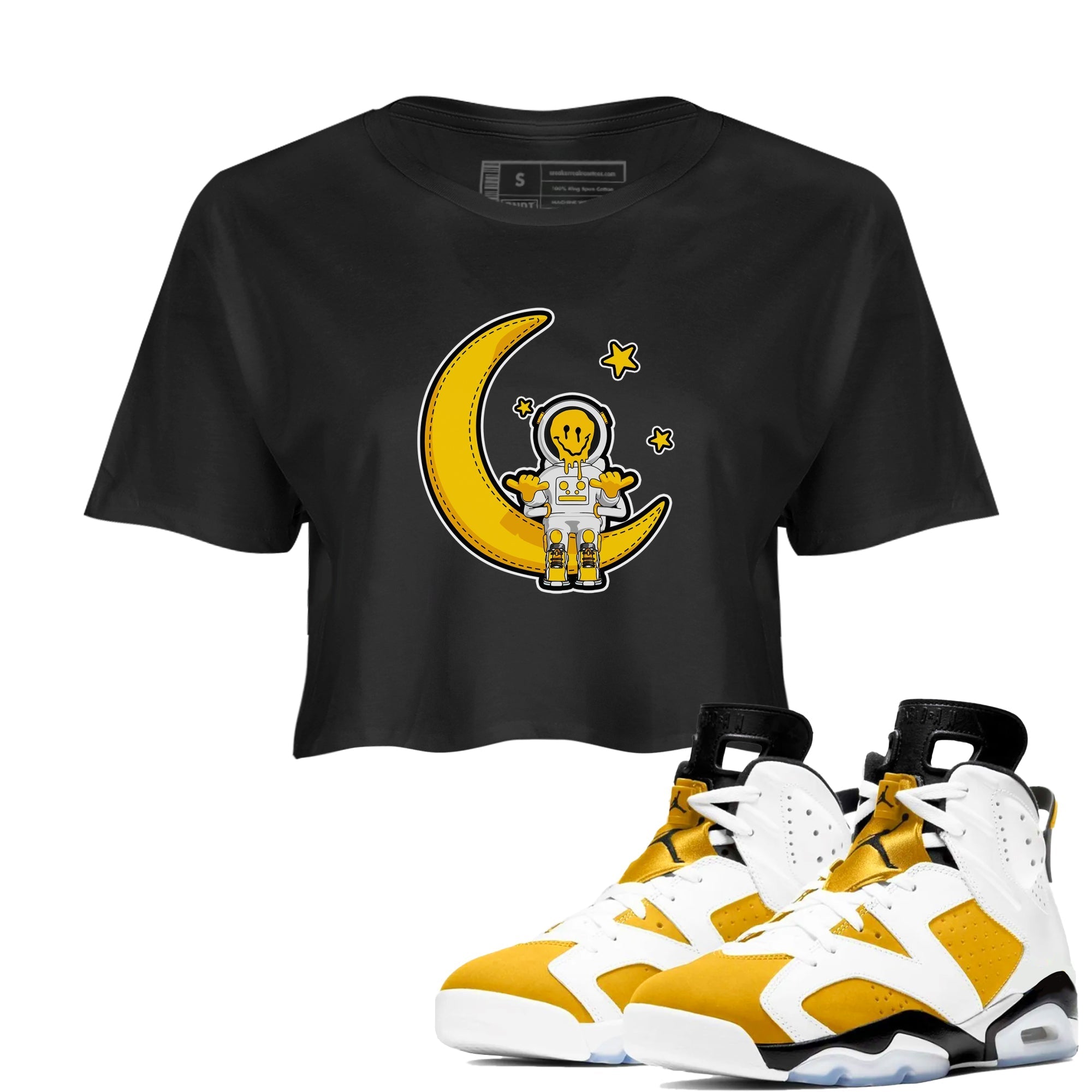 The Astronaut snkmatch Women's Top - Air Jordan 6 Yellow Ochre