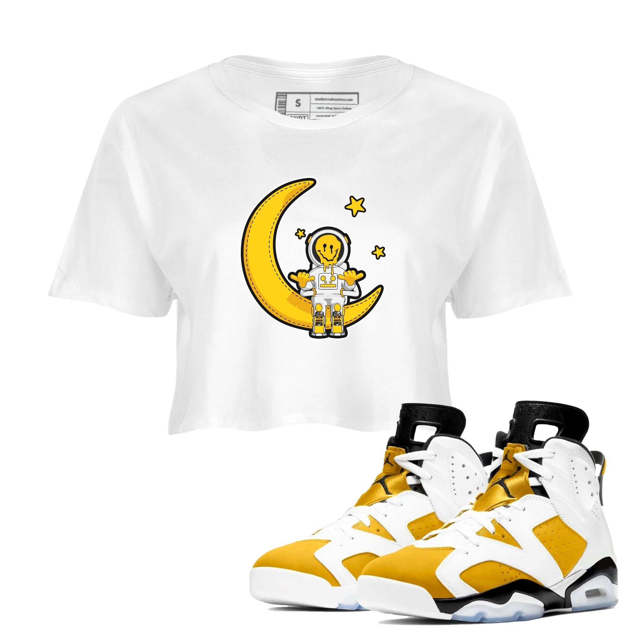 The Astronaut snkmatch Women's Top - Air Jordan 6 Yellow Ochre