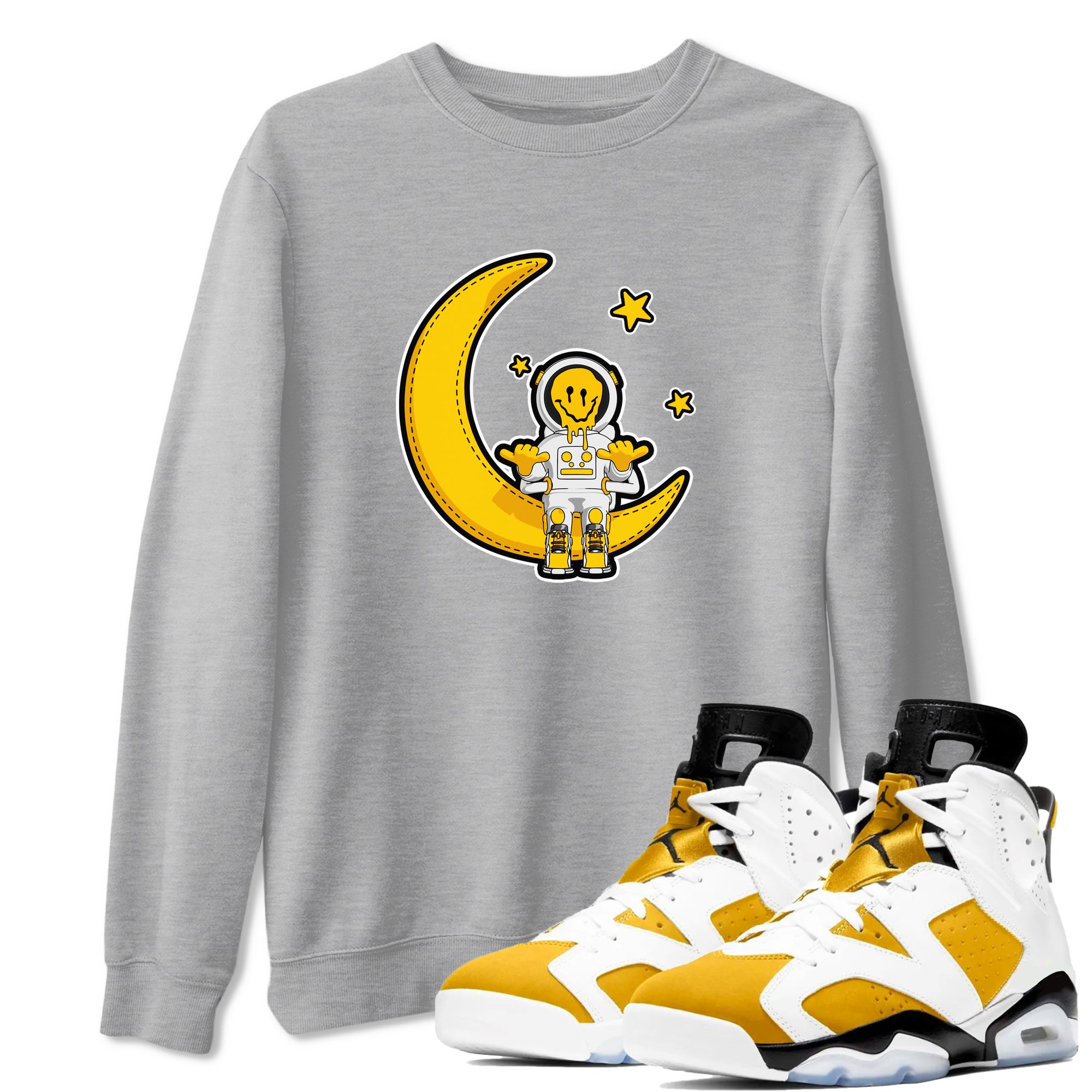 The Astronaut snkmatch Tee - Air Jordan 6 Yellow Ochre