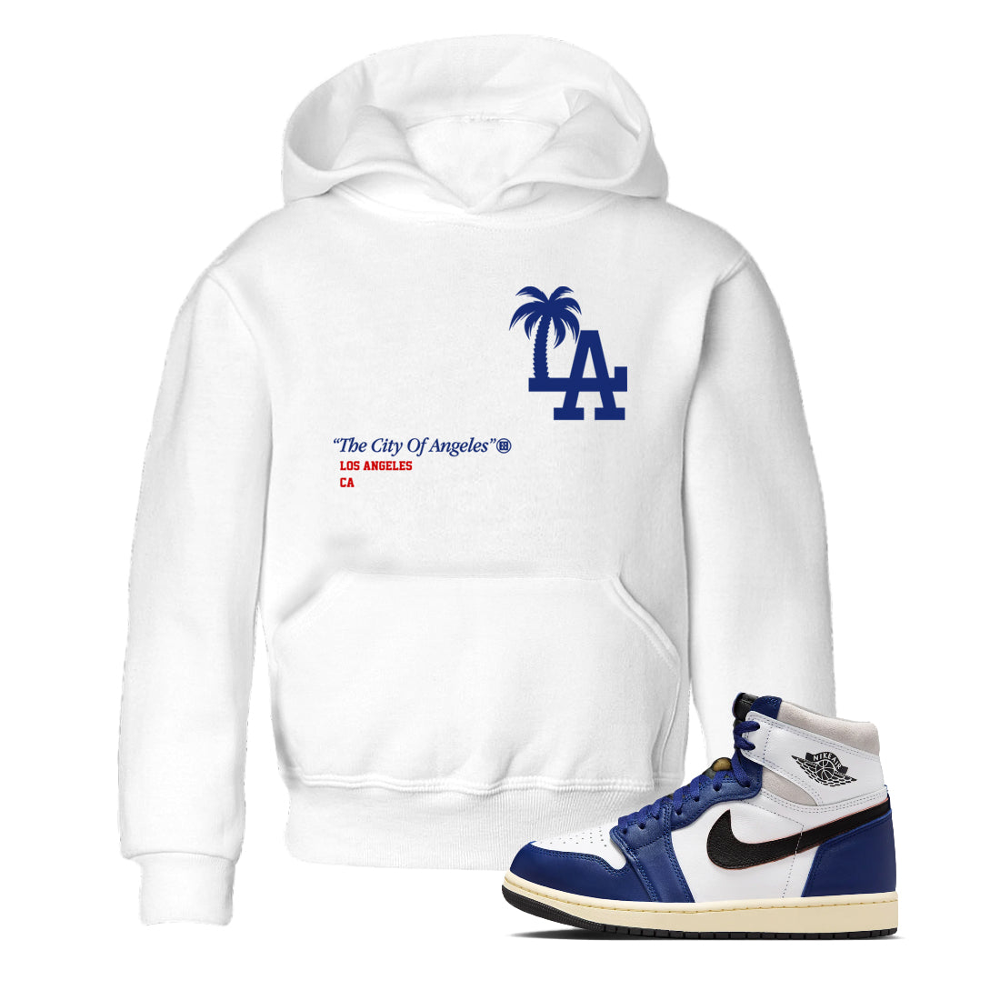 The City Of Angeles snkmatch Tees Kids - Air Jordan 1 Rare Air