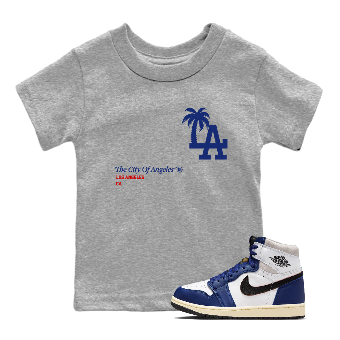 The City Of Angeles snkmatch Tees Kids - Air Jordan 1 Rare Air