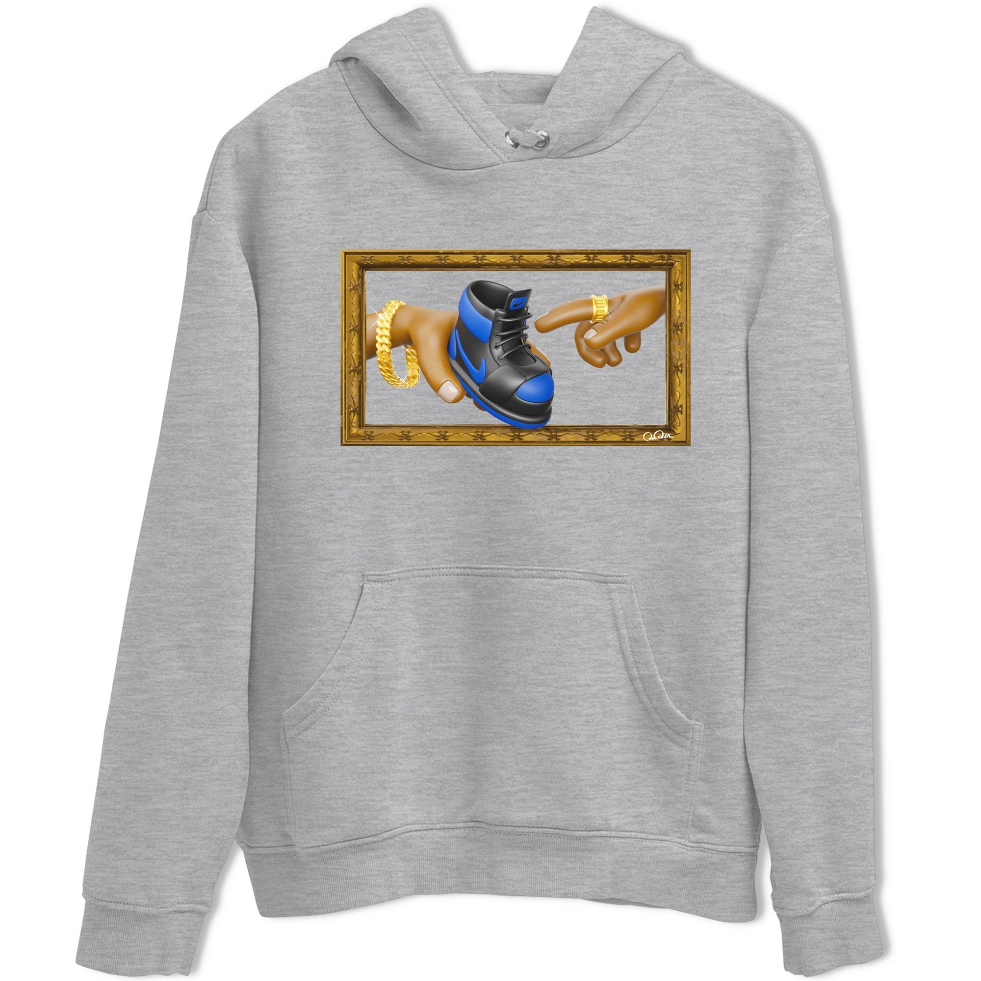 The Creation of Adam snkmatch Tee - Air Jordan 1 Royal Reimagined