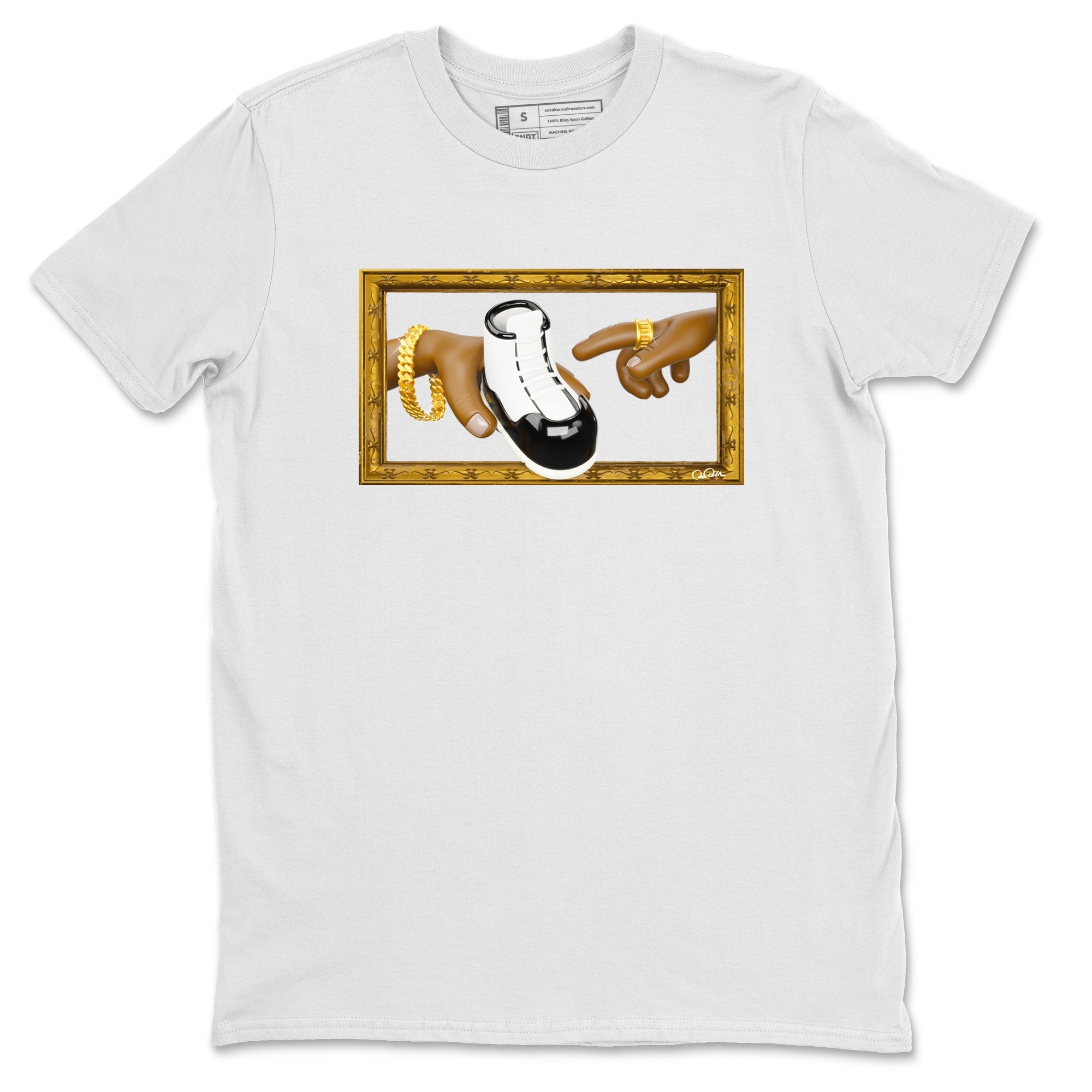 The Creation Of Adam snkmatch Tee - Air Jordan 11 Gratitude