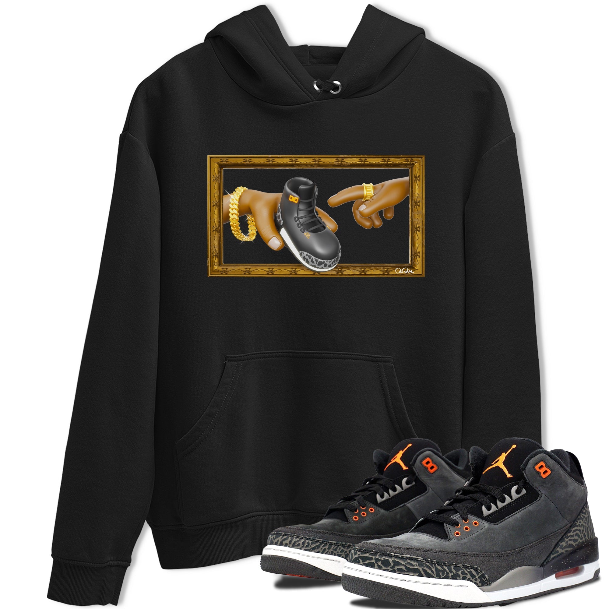 The Creation of Adam snkmatch Tee - Air Jordan 3 Fear