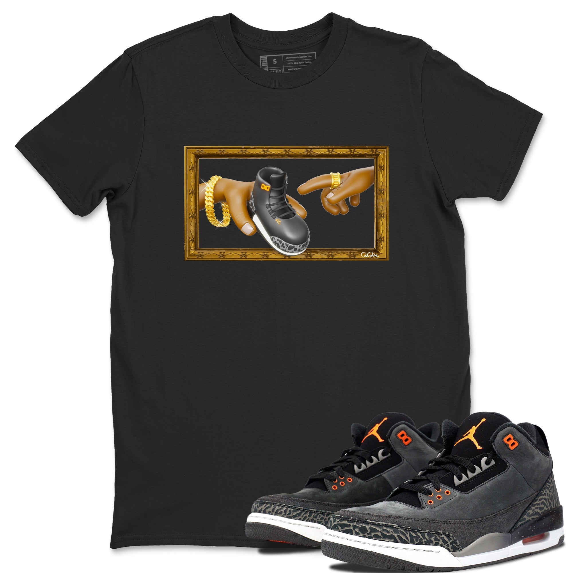 The Creation of Adam snkmatch Tee - Air Jordan 3 Fear