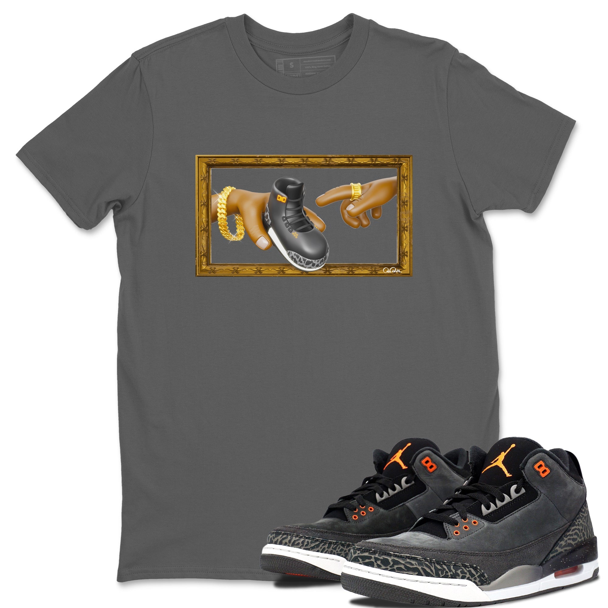 The Creation of Adam snkmatch Tee - Air Jordan 3 Fear