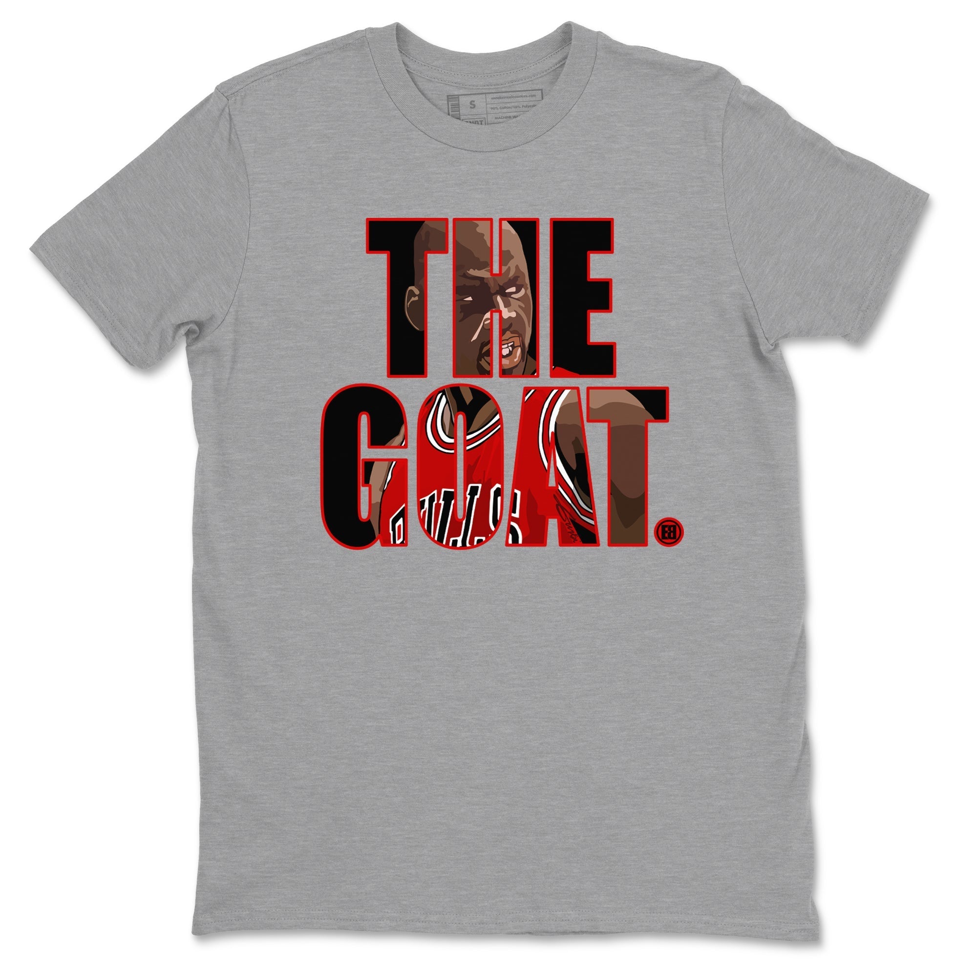 The Goat snkmatch Tees - Air Jordan 1 Black Toe Reimagined