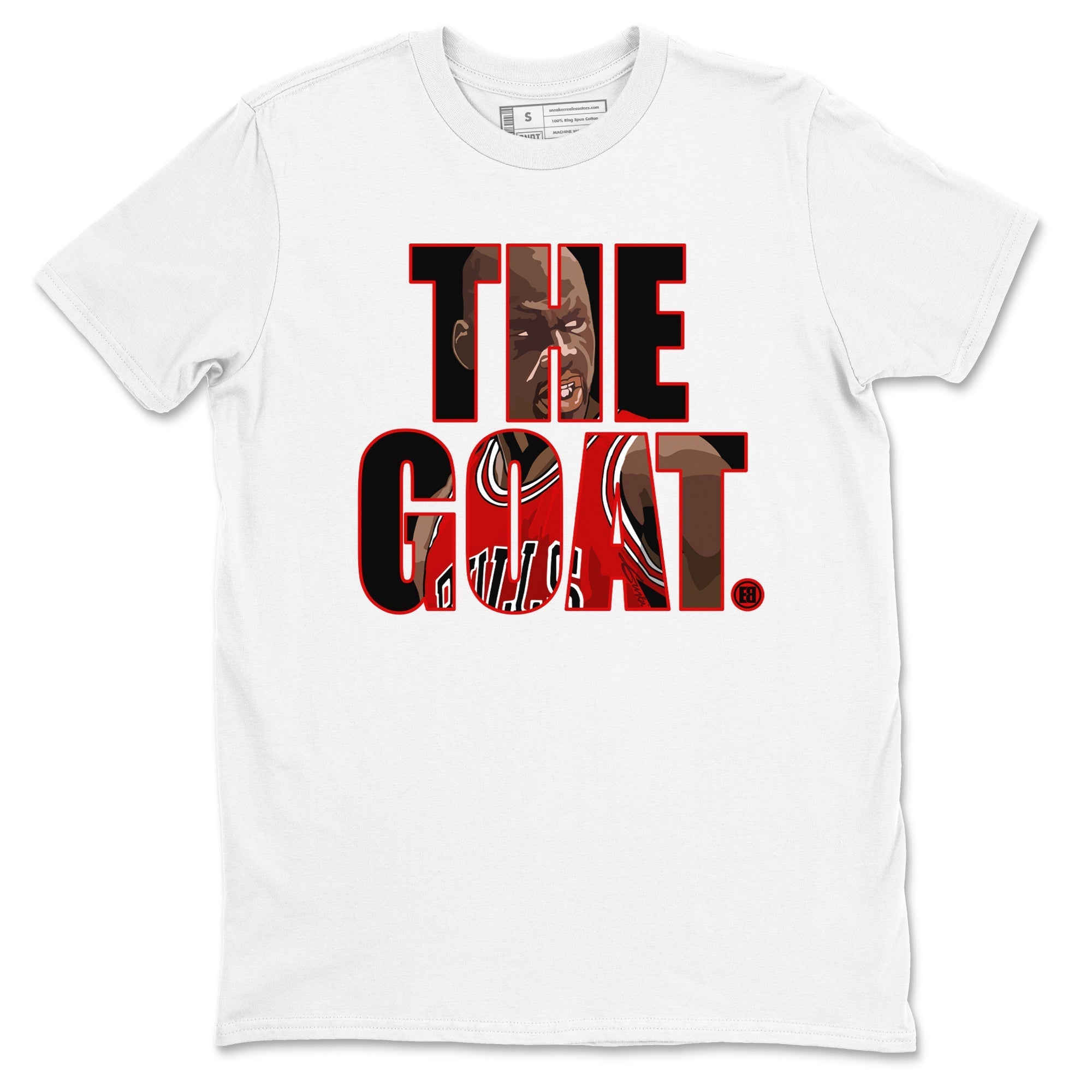The Goat snkmatch Tees - Air Jordan 1 Black Toe Reimagined