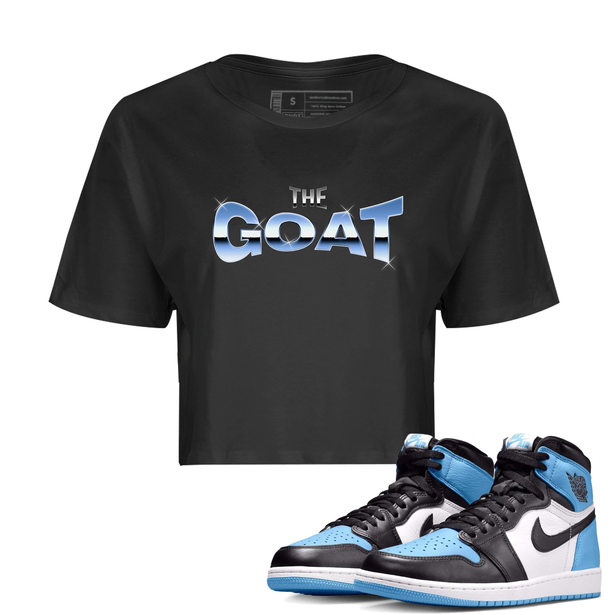 The GOAT Women's Tops - Air Jordan 1 UNC Toe